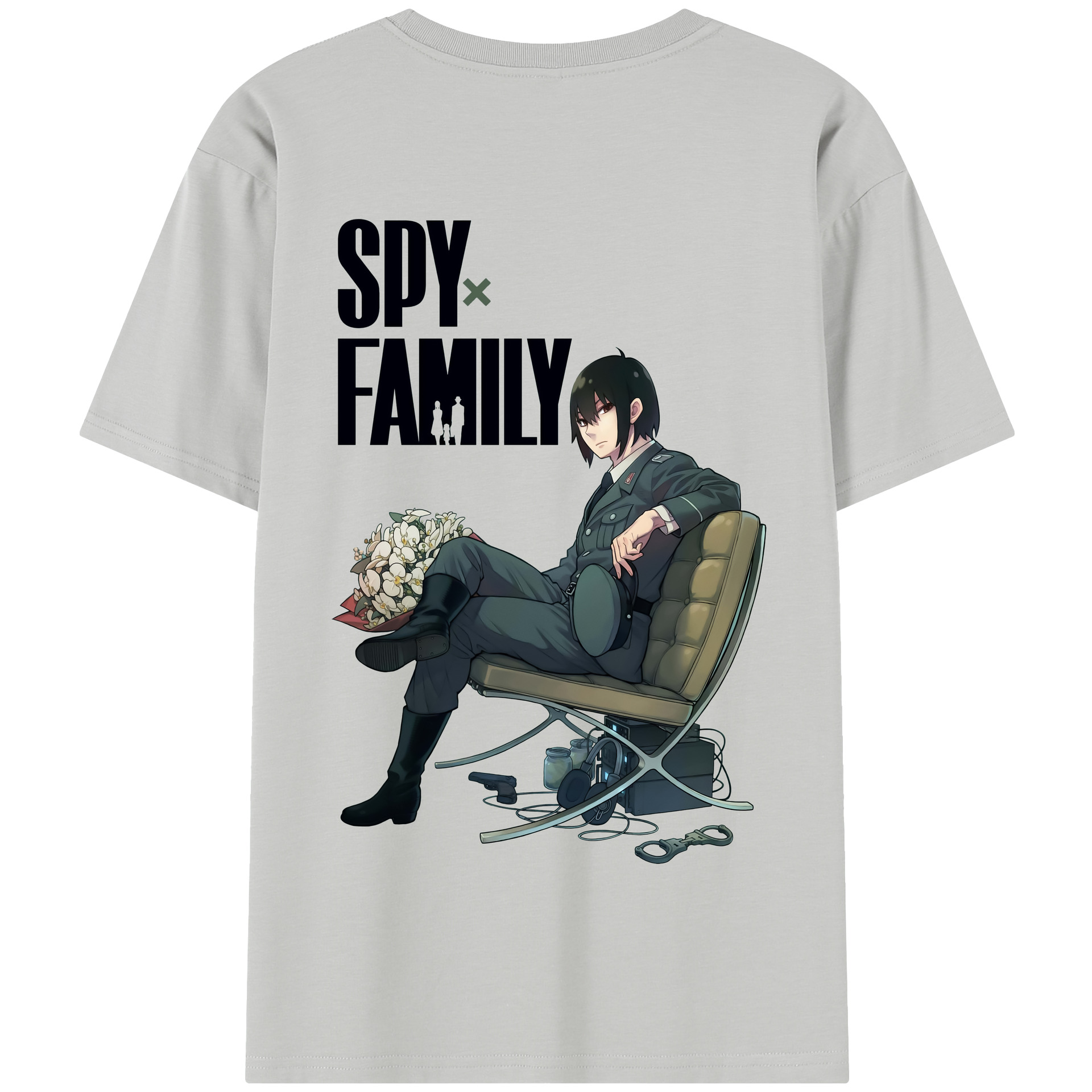 （画像用） SPY×FAMILY间谍家家酒 綿100％半袖Tシャツ（背面プリント）