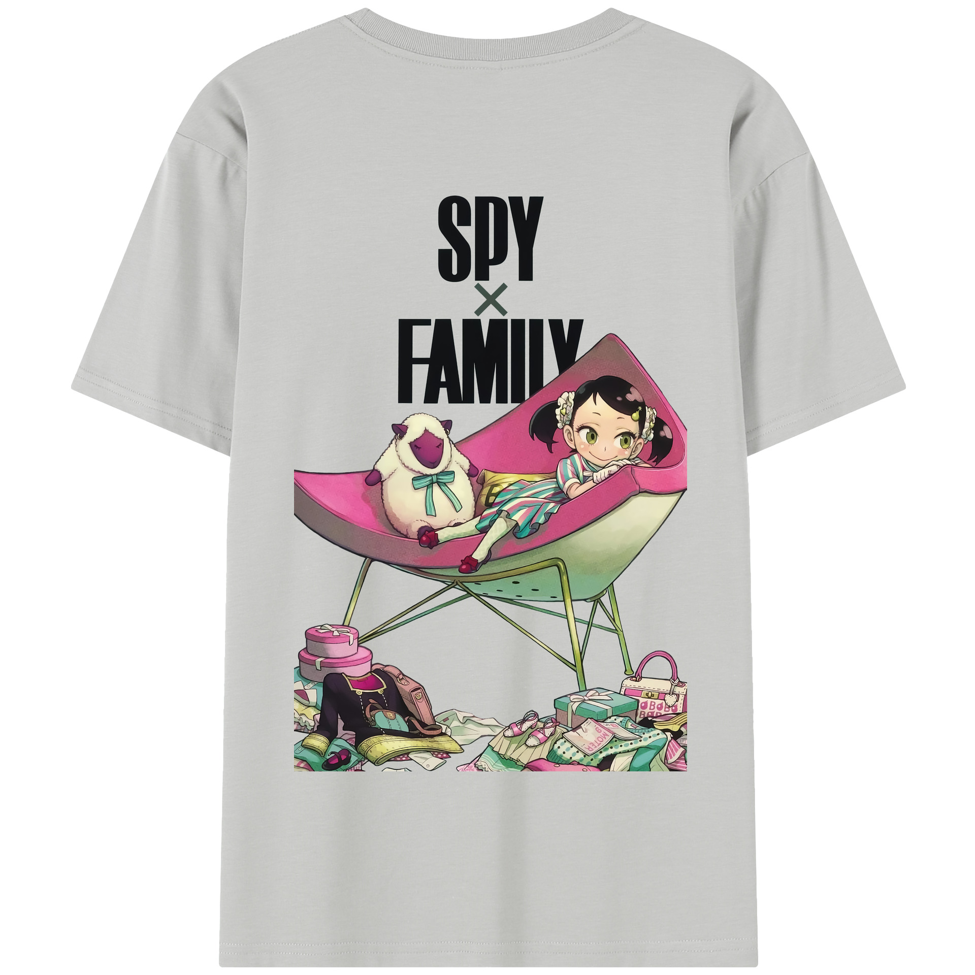 （画像用） SPY×FAMILY间谍家家酒 綿100％半袖Tシャツ（背面プリント）