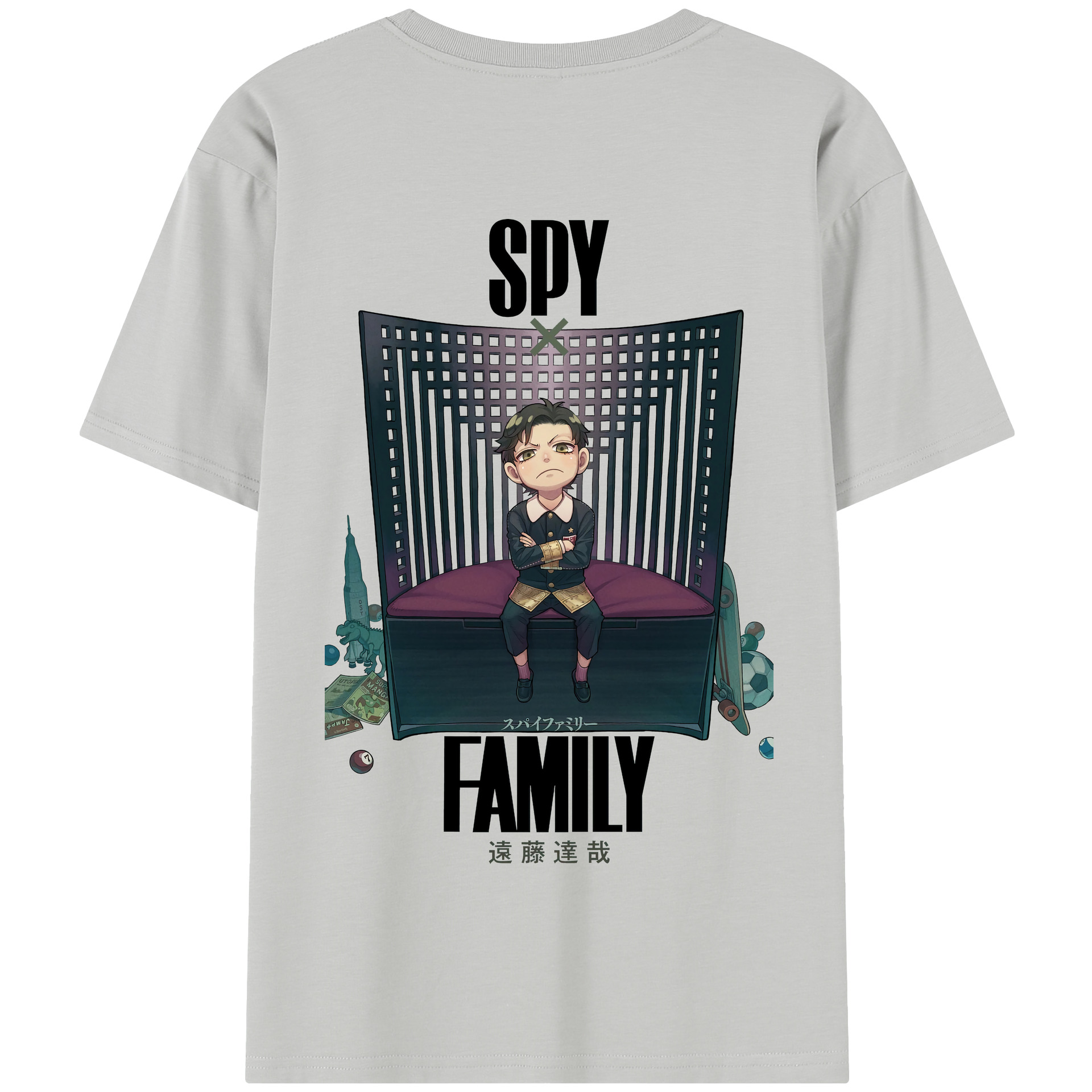 （画像用） SPY×FAMILY间谍家家酒 綿100％半袖Tシャツ（背面プリント）