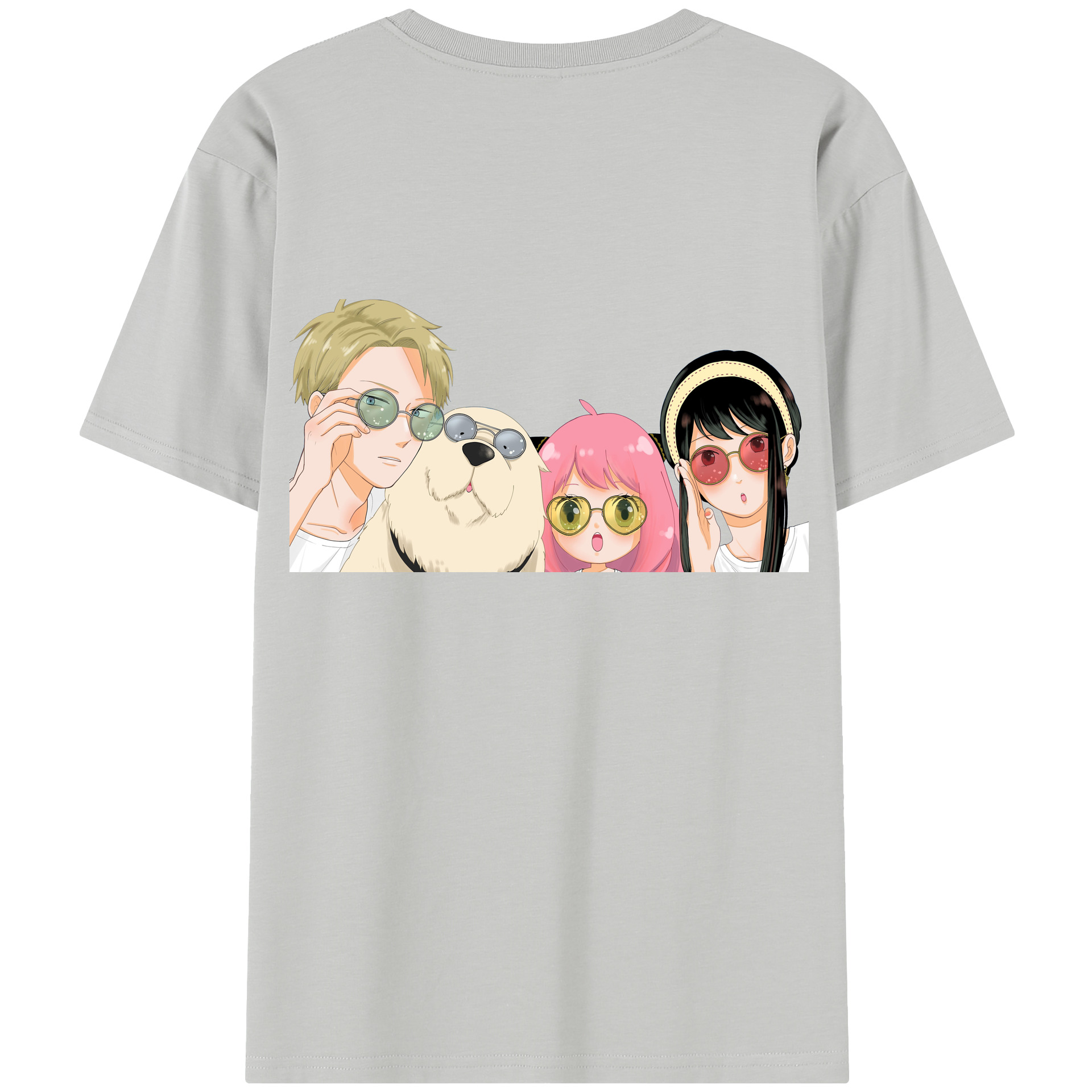 （画像用） SPY×FAMILY间谍家家酒 綿100％半袖Tシャツ（背面プリント）