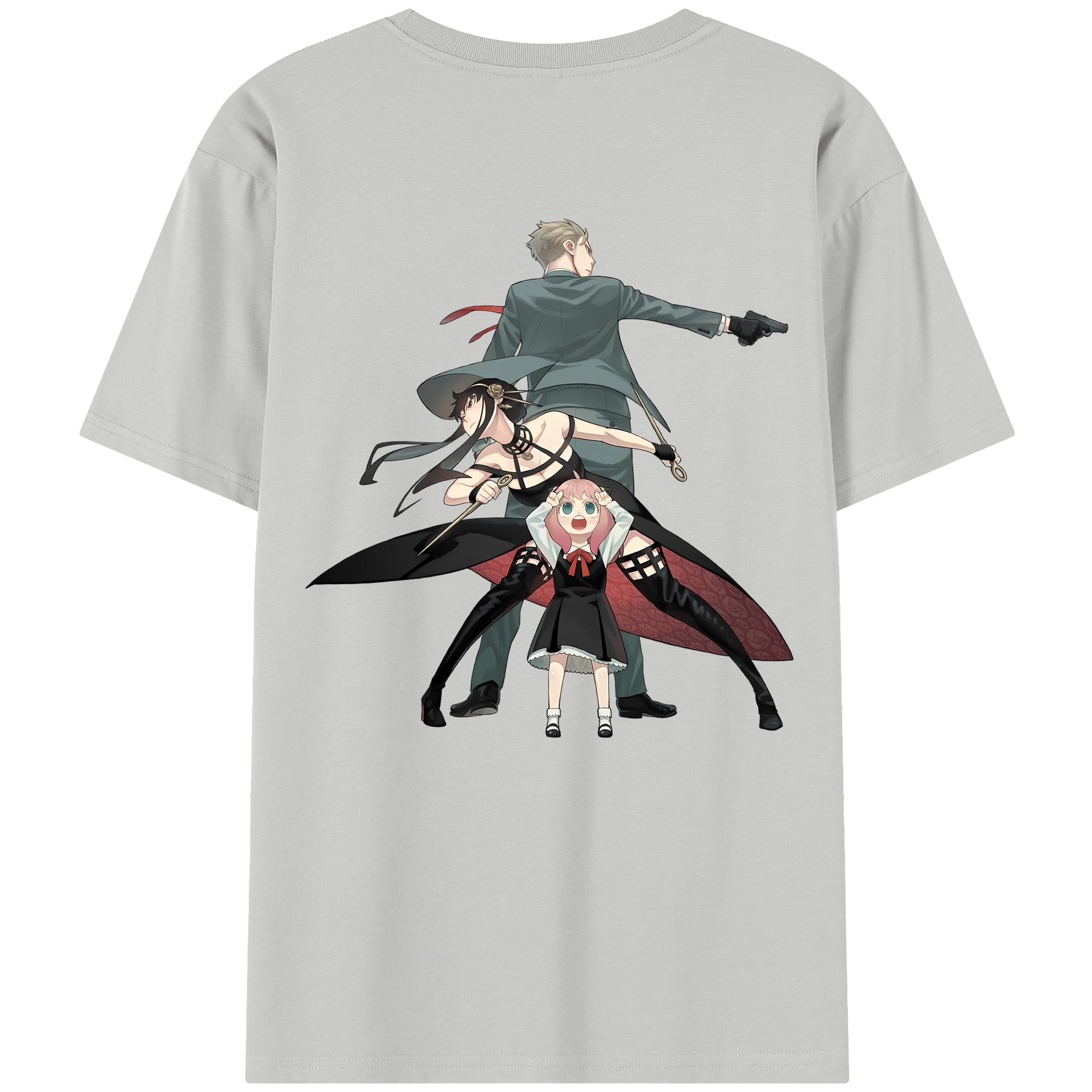 （画像用） SPY×FAMILY间谍家家酒 綿100％半袖Tシャツ（背面プリント）
