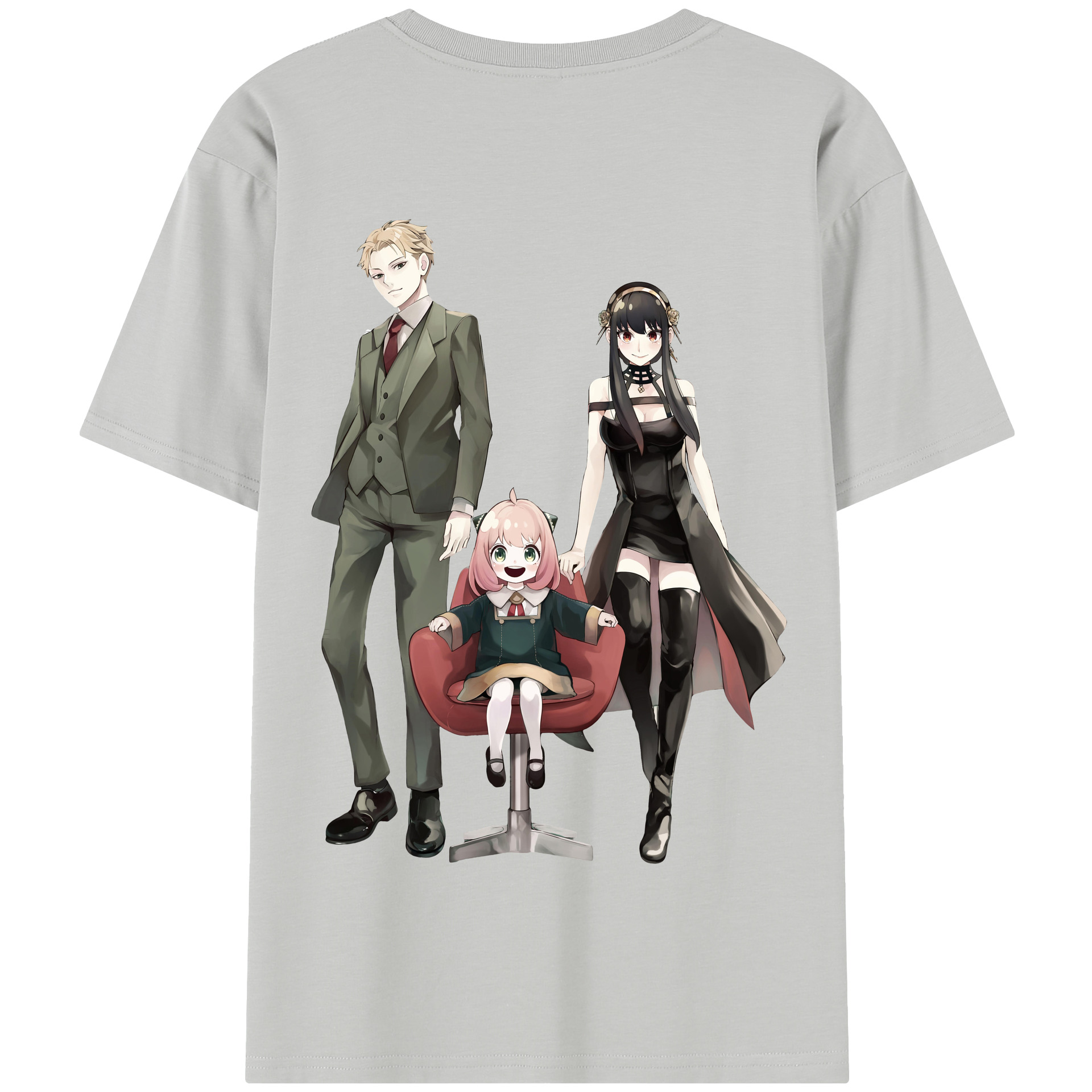 （画像用） SPY×FAMILY间谍家家酒 綿100％半袖Tシャツ（背面プリント）