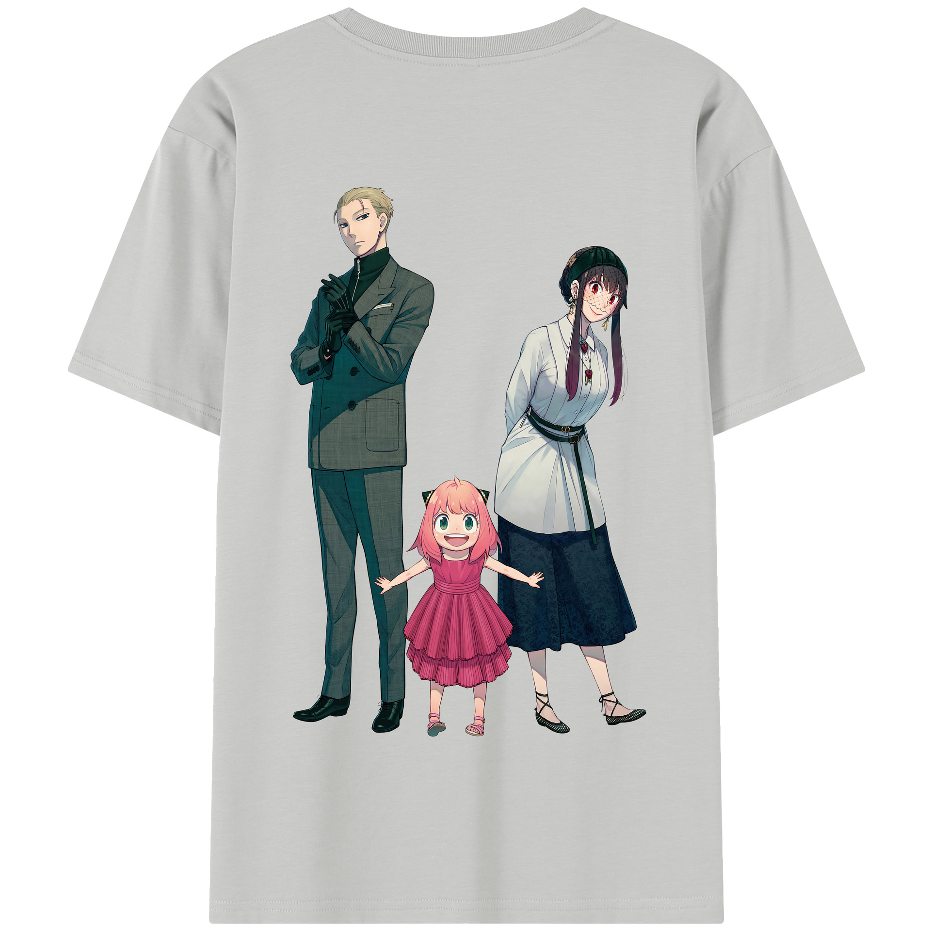 （画像用） SPY×FAMILY间谍家家酒 綿100％半袖Tシャツ（背面プリント）