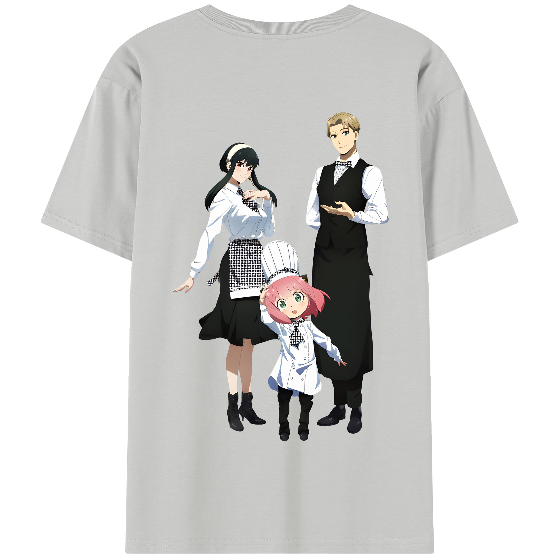 （画像用） SPY×FAMILY间谍家家酒 綿100％半袖Tシャツ（背面プリント）