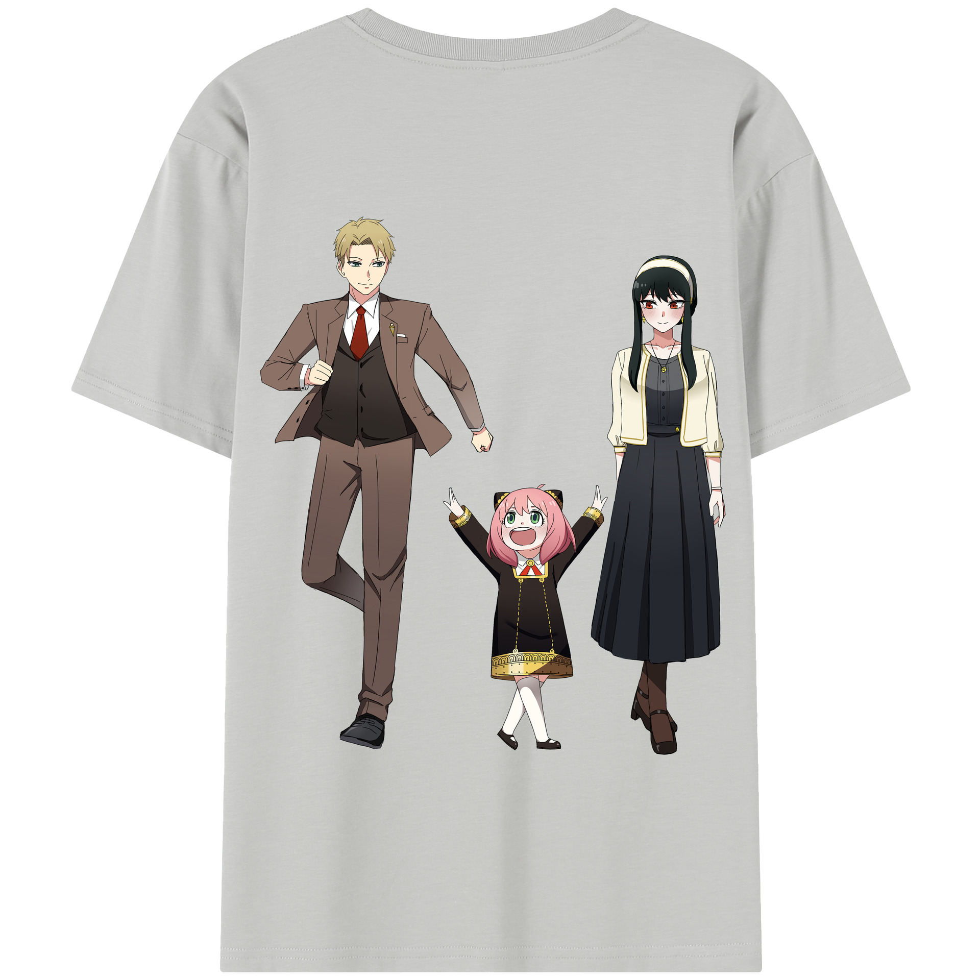 （画像用） SPY×FAMILY间谍家家酒 綿100％半袖Tシャツ（背面プリント）
