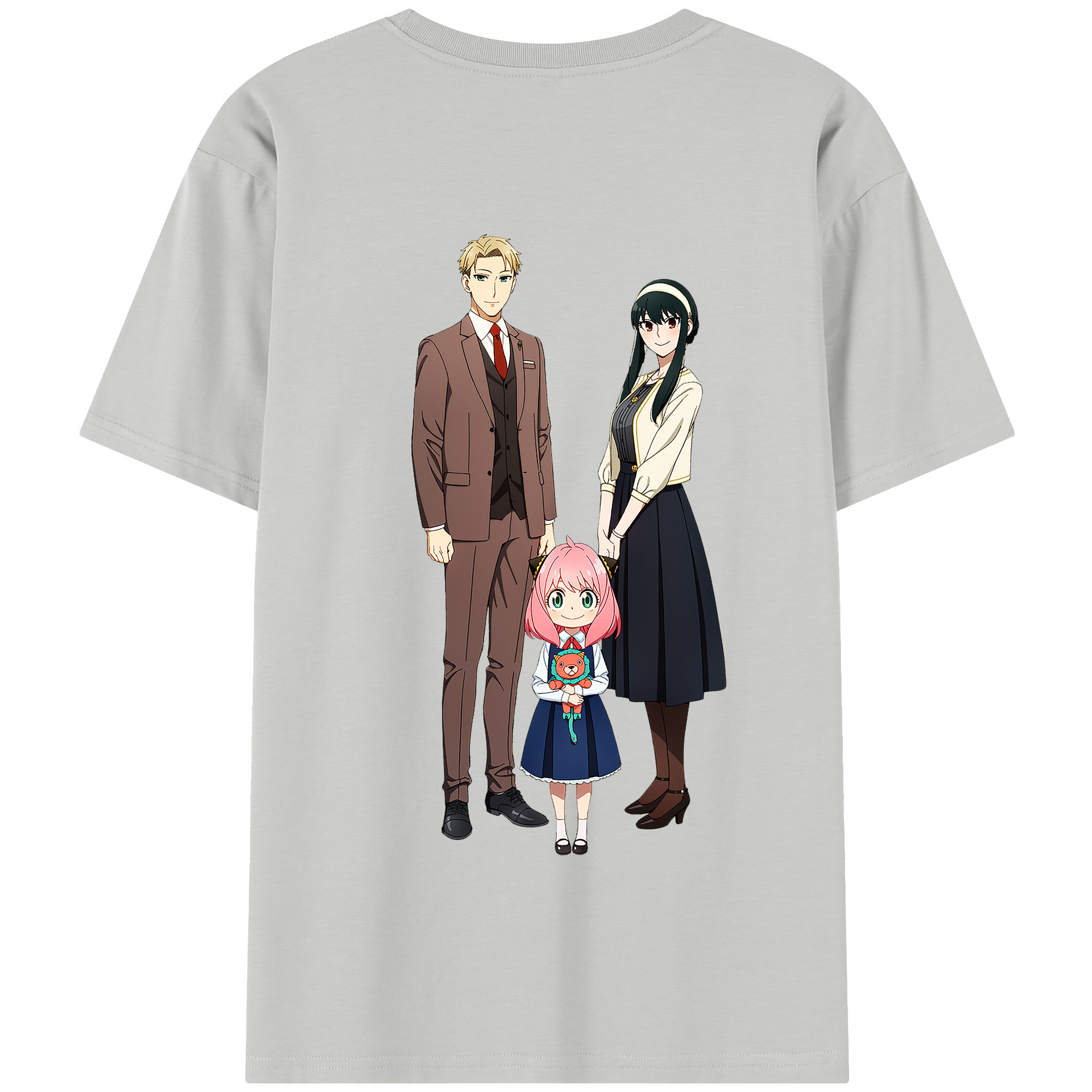 （画像用） SPY×FAMILY间谍家家酒 綿100％半袖Tシャツ（背面プリント）