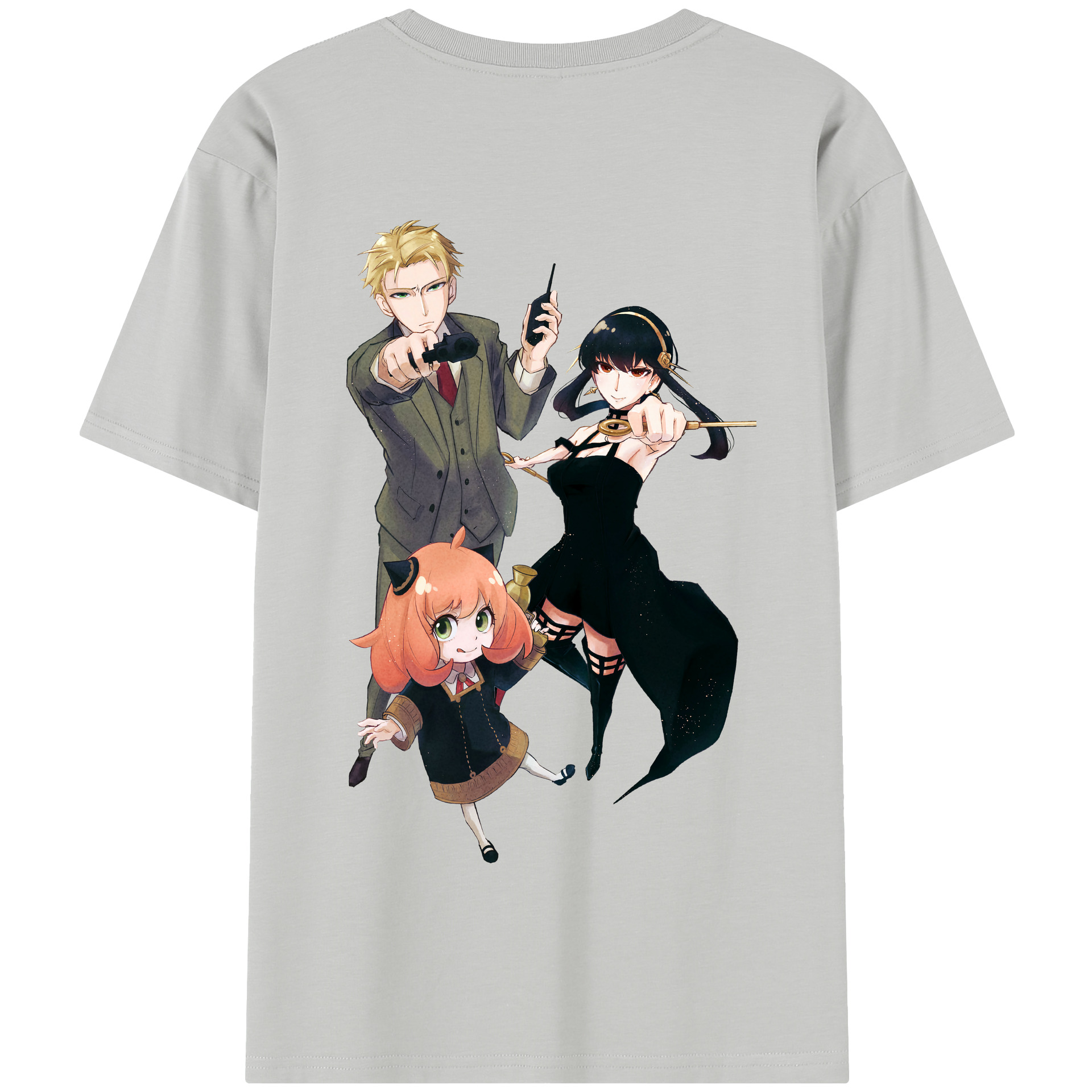 （画像用） SPY×FAMILY间谍家家酒 綿100％半袖Tシャツ（背面プリント）