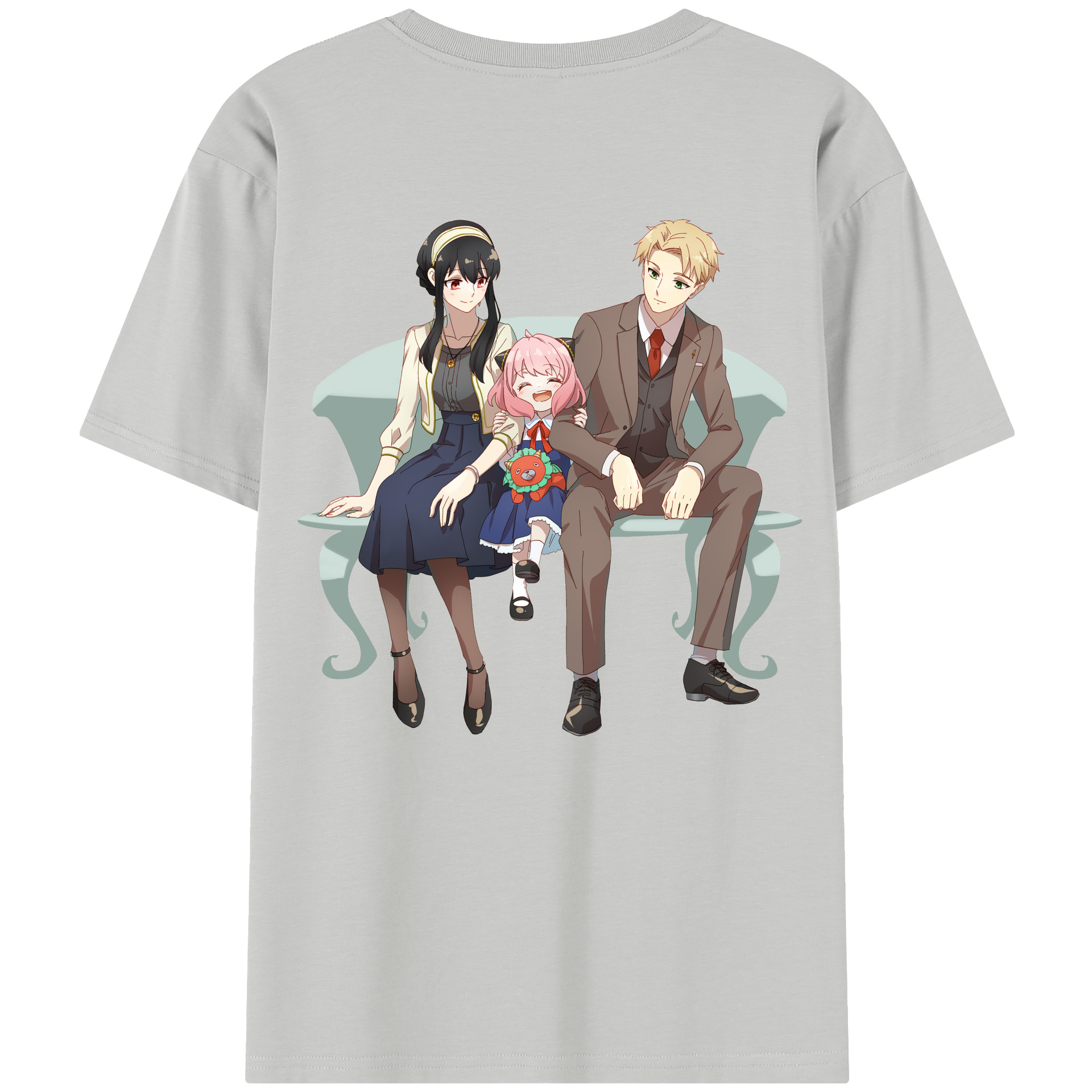 （画像用） SPY×FAMILY间谍家家酒 綿100％半袖Tシャツ（背面プリント）