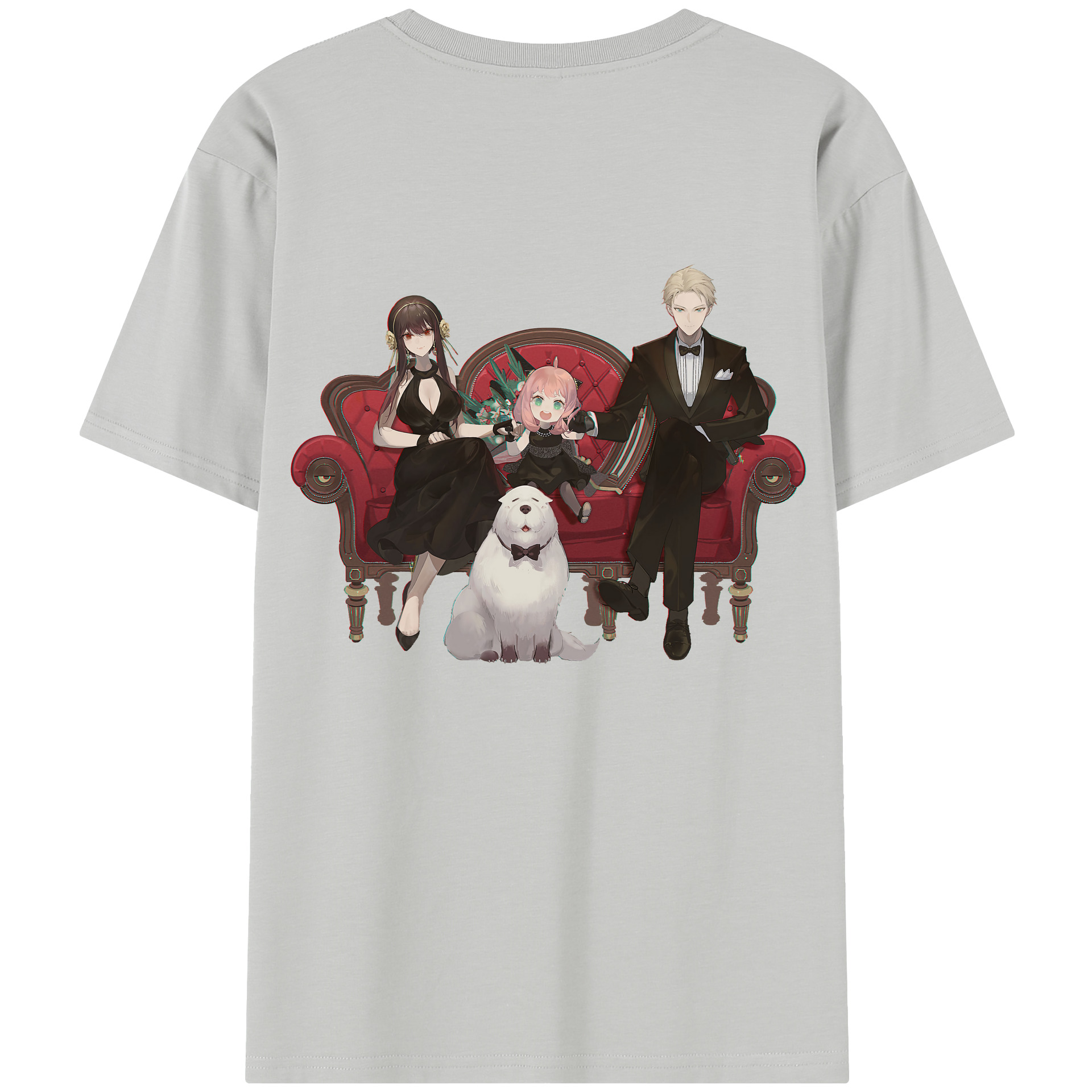 （画像用） SPY×FAMILY间谍家家酒 綿100％半袖Tシャツ（背面プリント）