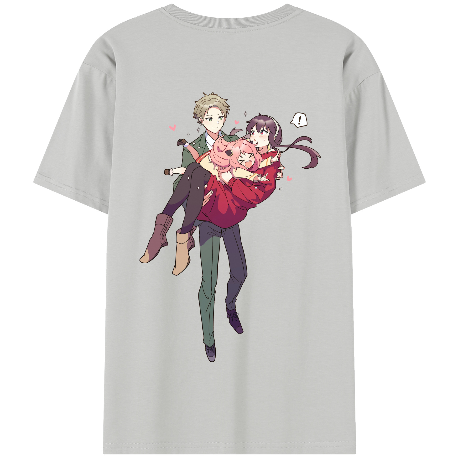 （画像用） SPY×FAMILY间谍家家酒 綿100％半袖Tシャツ（背面プリント）