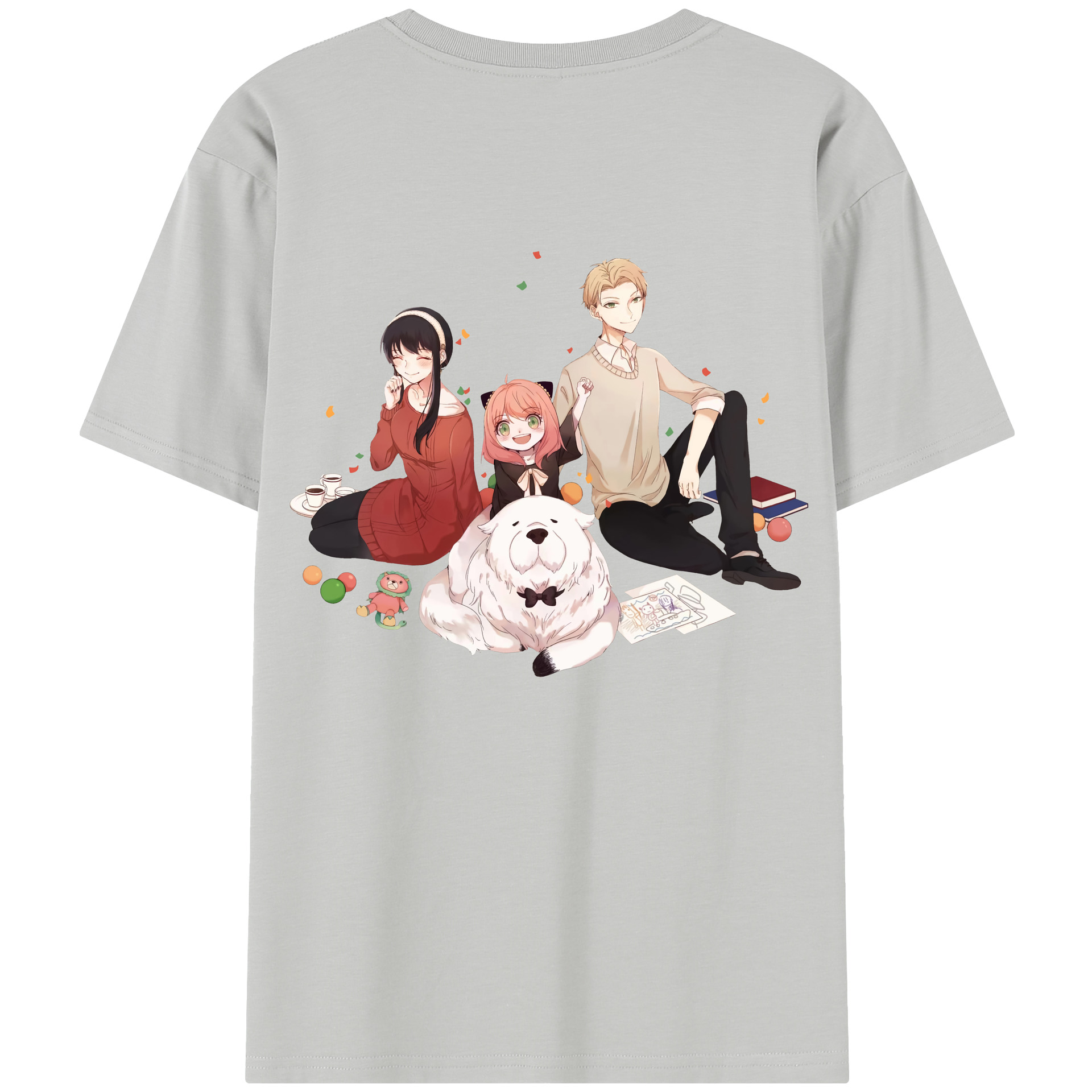 （画像用） SPY×FAMILY间谍家家酒 綿100％半袖Tシャツ（背面プリント）
