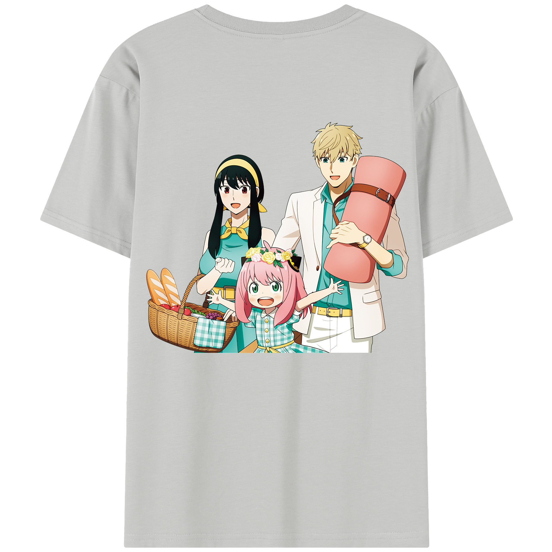 （画像用） SPY×FAMILY间谍家家酒 綿100％半袖Tシャツ（背面プリント）