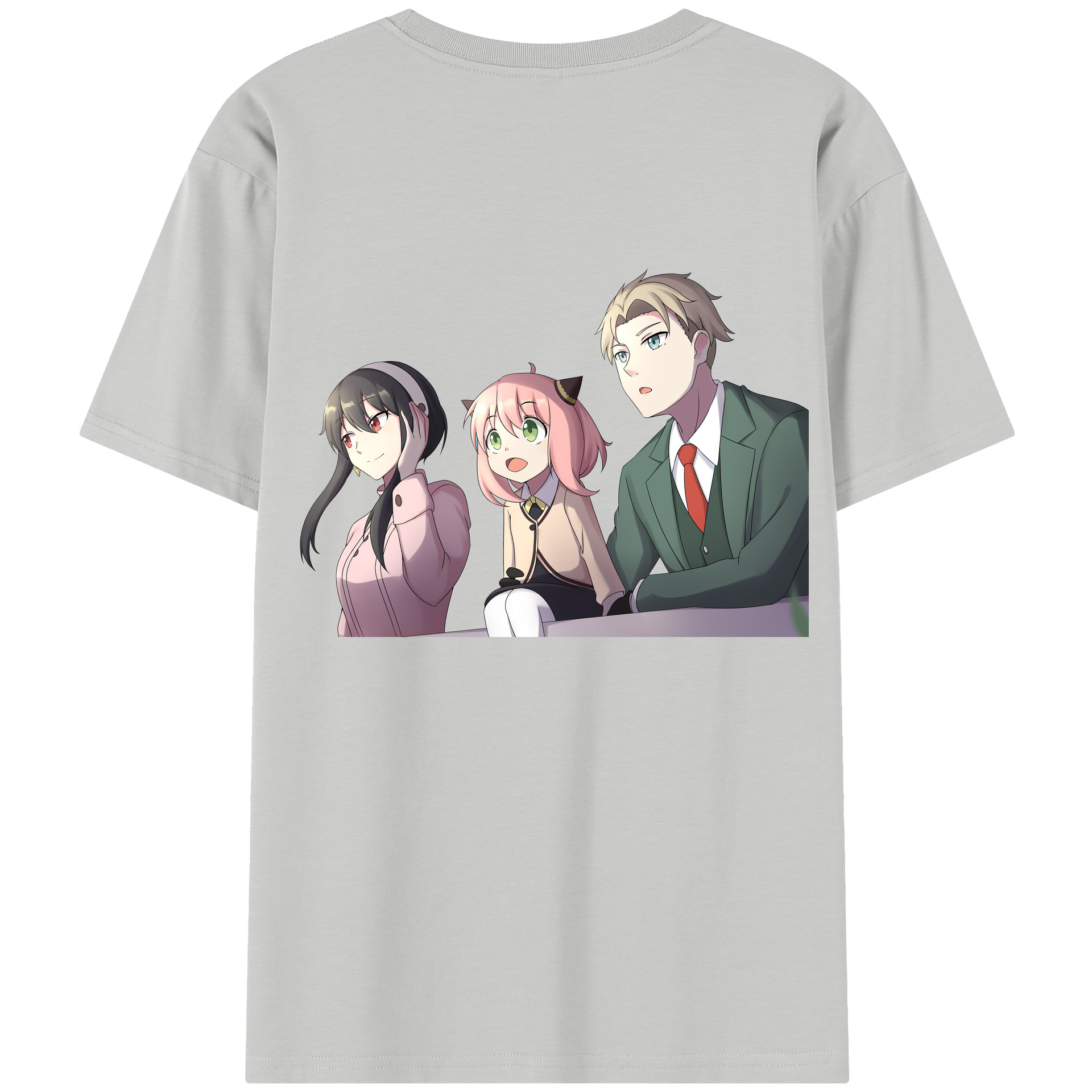 （画像用） SPY×FAMILY间谍家家酒 綿100％半袖Tシャツ（背面プリント）