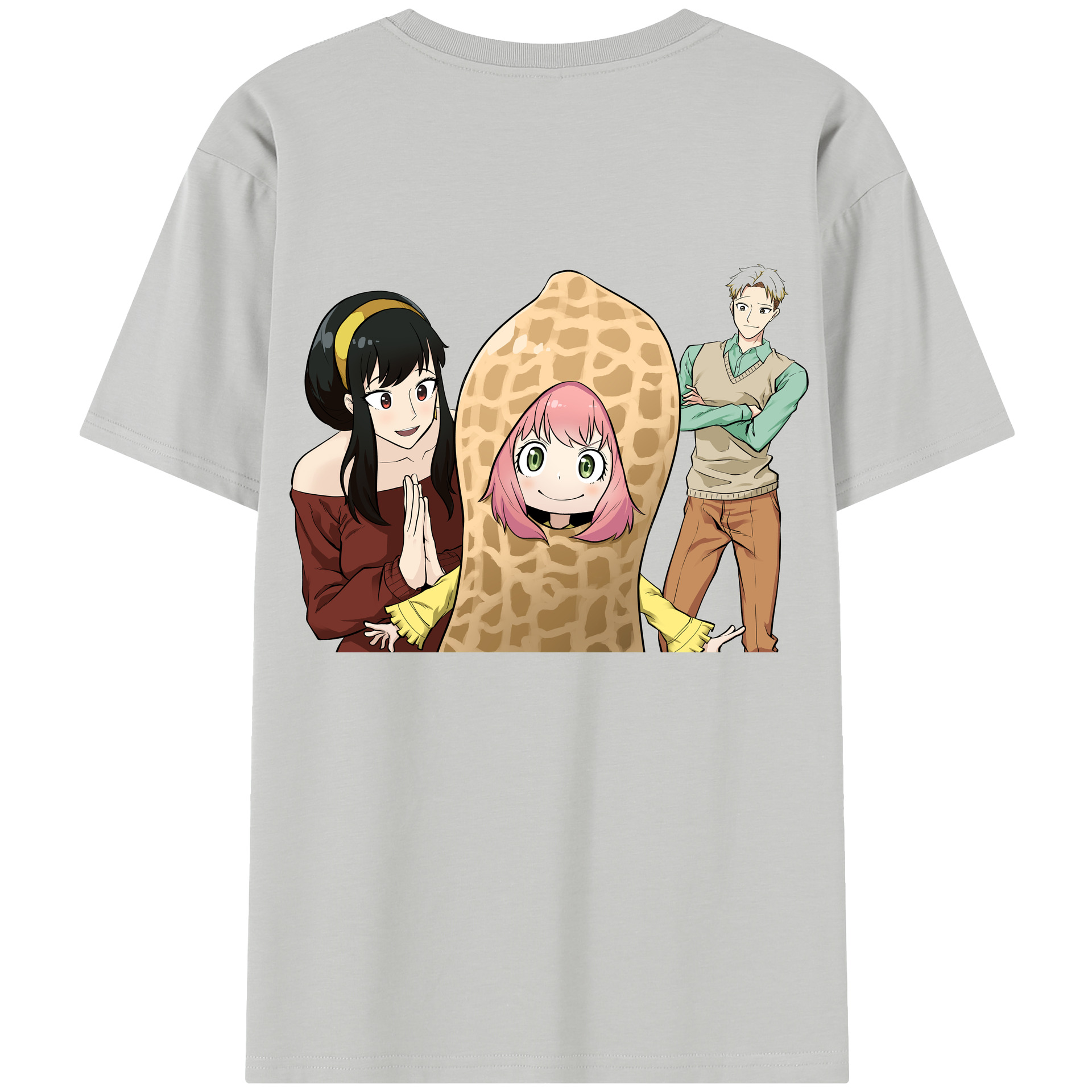 （画像用） SPY×FAMILY间谍家家酒 綿100％半袖Tシャツ（背面プリント）