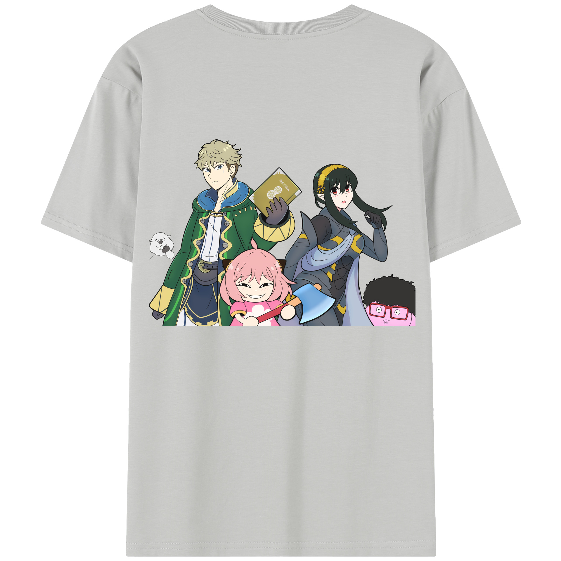 （画像用） SPY×FAMILY间谍家家酒 綿100％半袖Tシャツ（背面プリント）