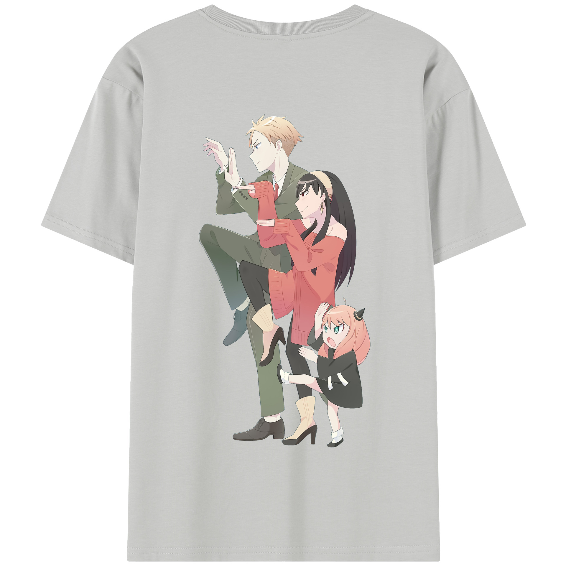 （画像用） SPY×FAMILY间谍家家酒 綿100％半袖Tシャツ（背面プリント）