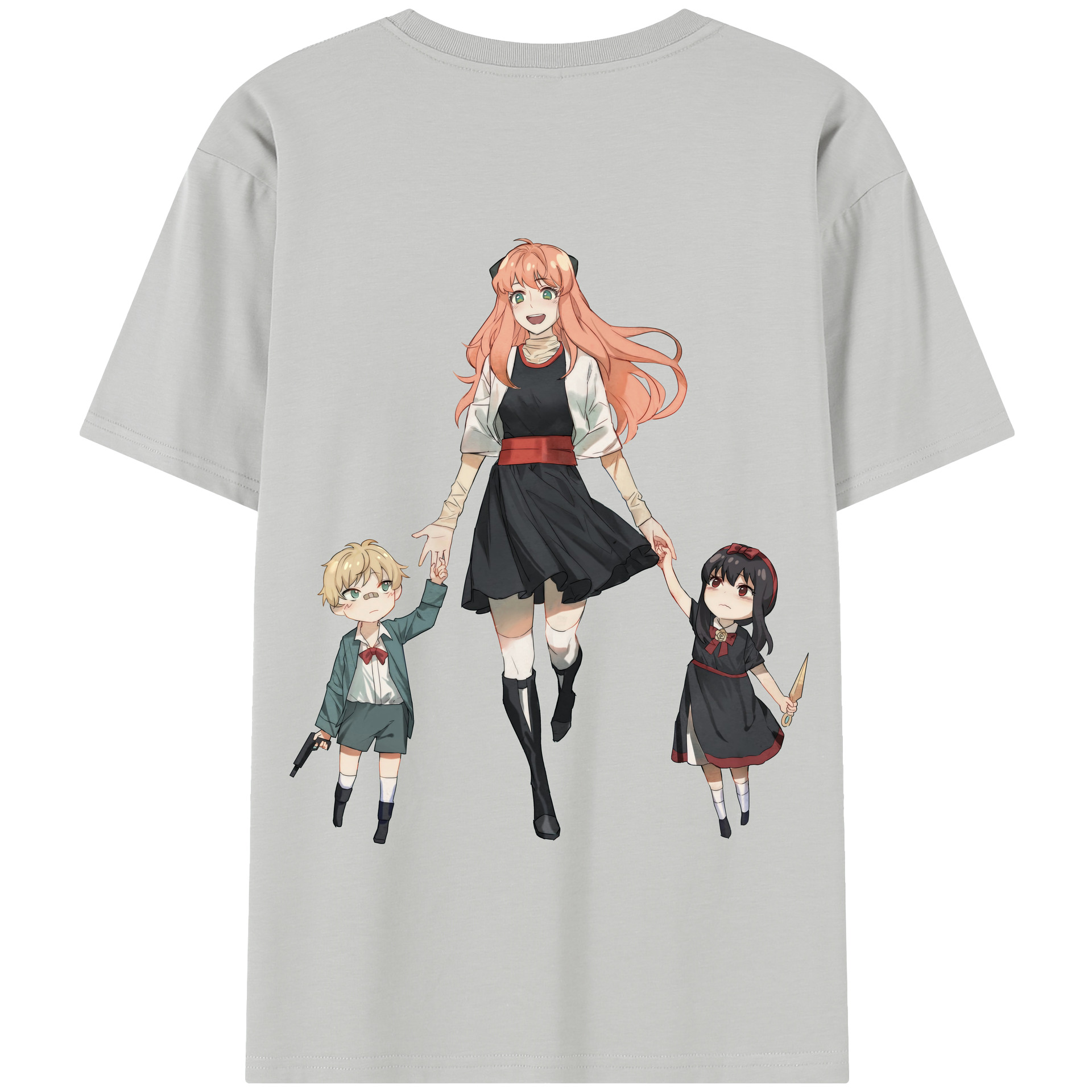 （画像用） SPY×FAMILY间谍家家酒 綿100％半袖Tシャツ（背面プリント）