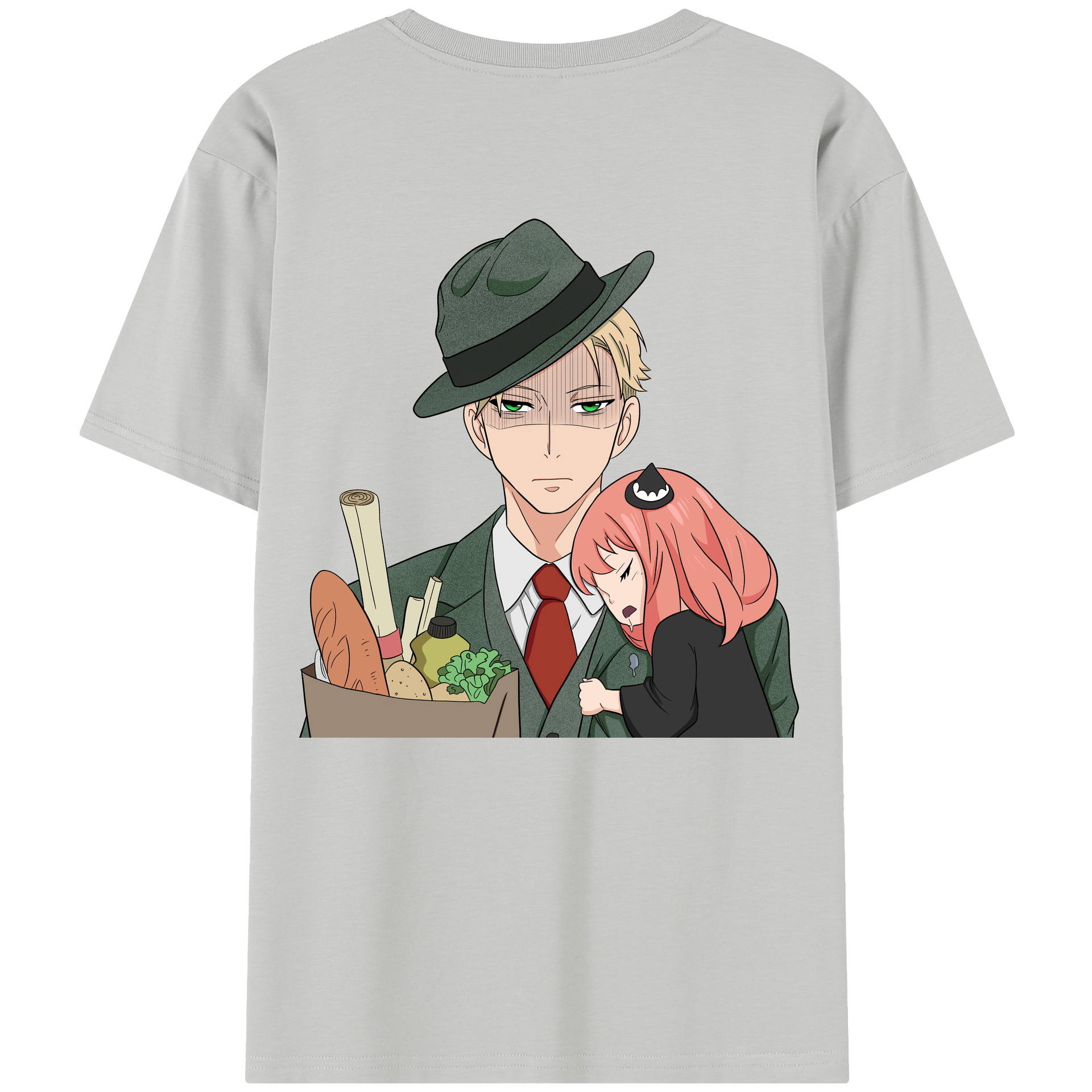 （画像用） SPY×FAMILY间谍家家酒 綿100％半袖Tシャツ（背面プリント）