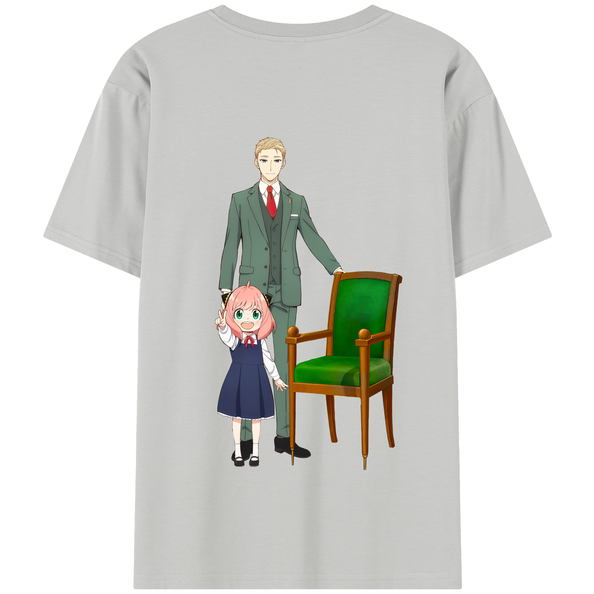 （画像用） SPY×FAMILY间谍家家酒 綿100％半袖Tシャツ（背面プリント）