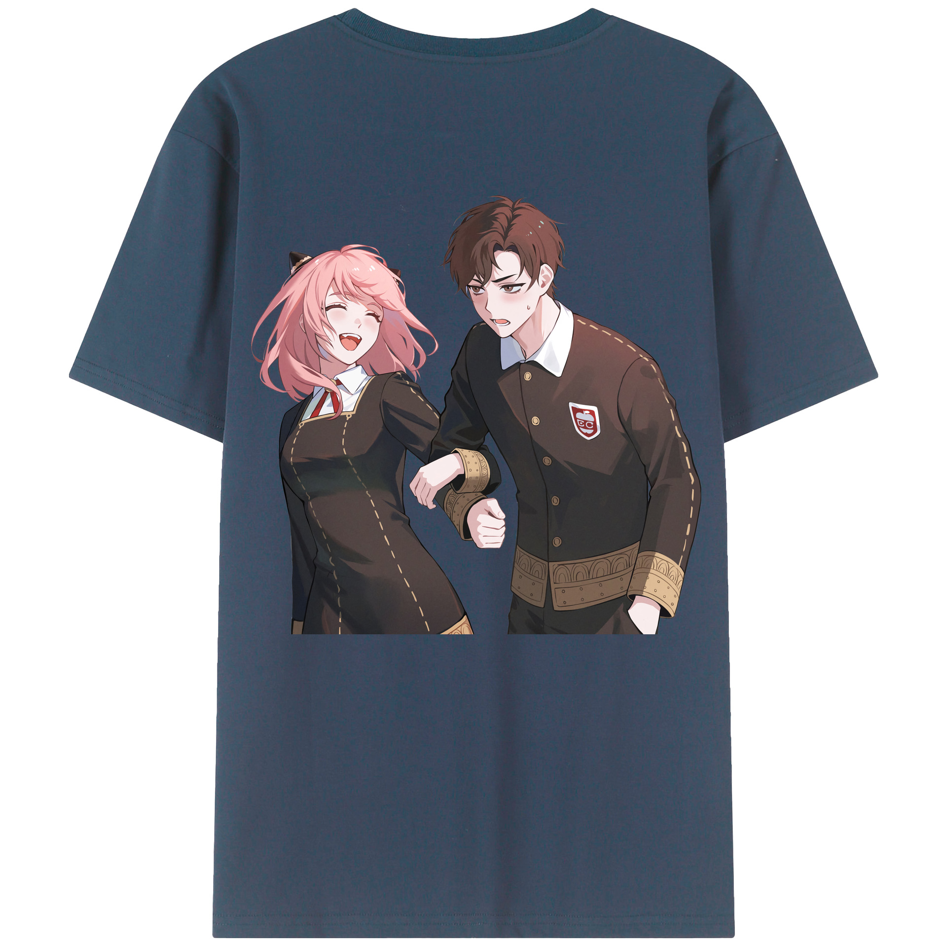 （画像用） SPY×FAMILY间谍家家酒 綿100％半袖Tシャツ（背面プリント）
