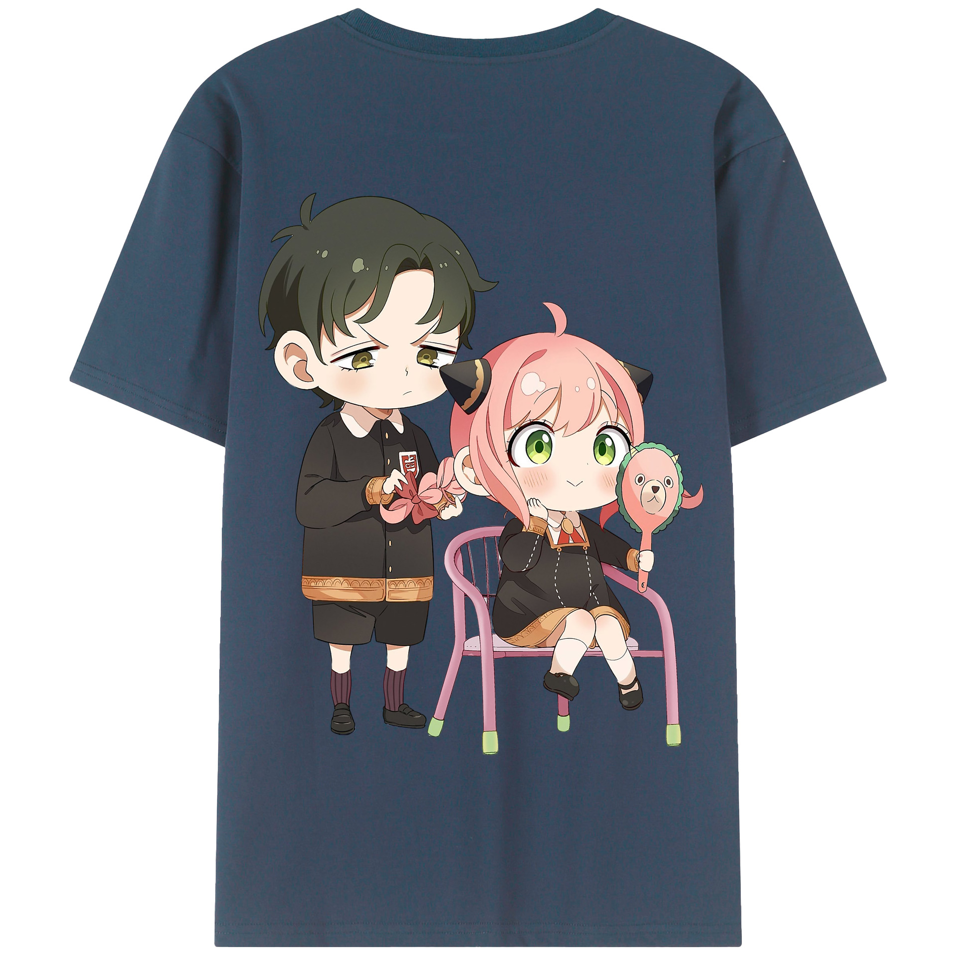 （画像用） SPY×FAMILY间谍家家酒 綿100％半袖Tシャツ（背面プリント）
