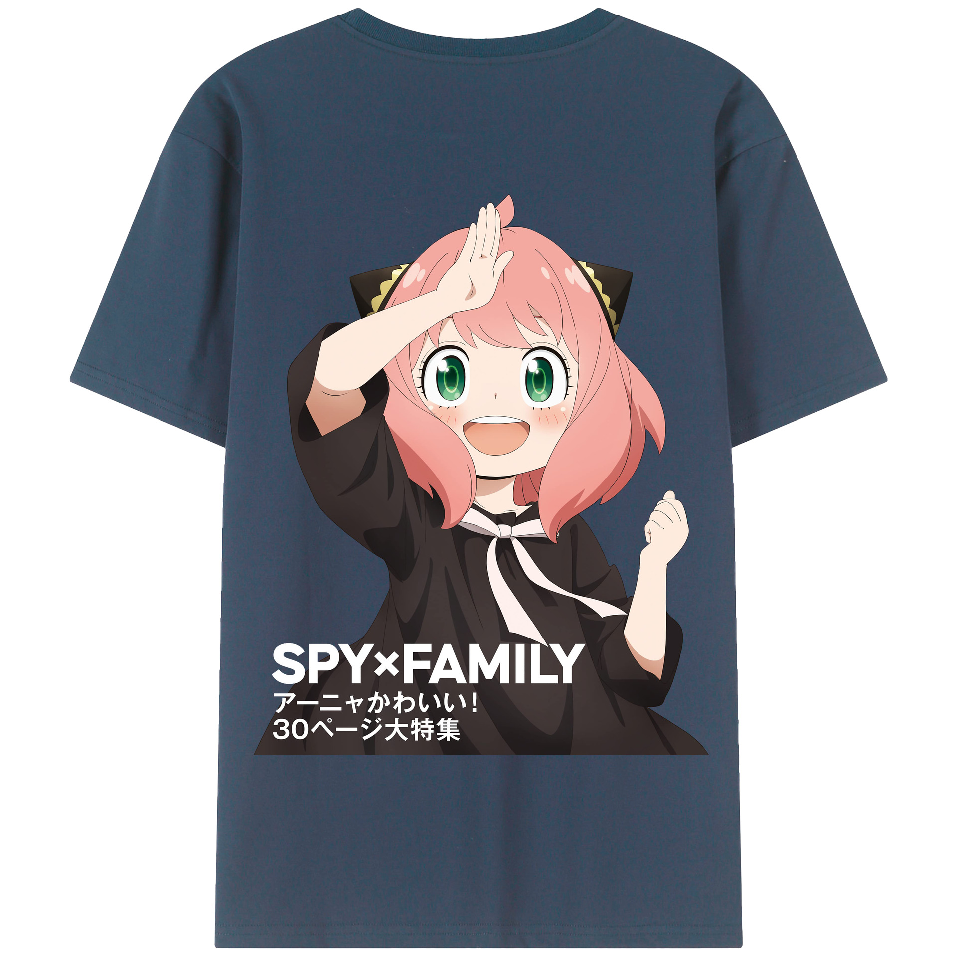 （画像用） SPY×FAMILY间谍家家酒 綿100％半袖Tシャツ（背面プリント）