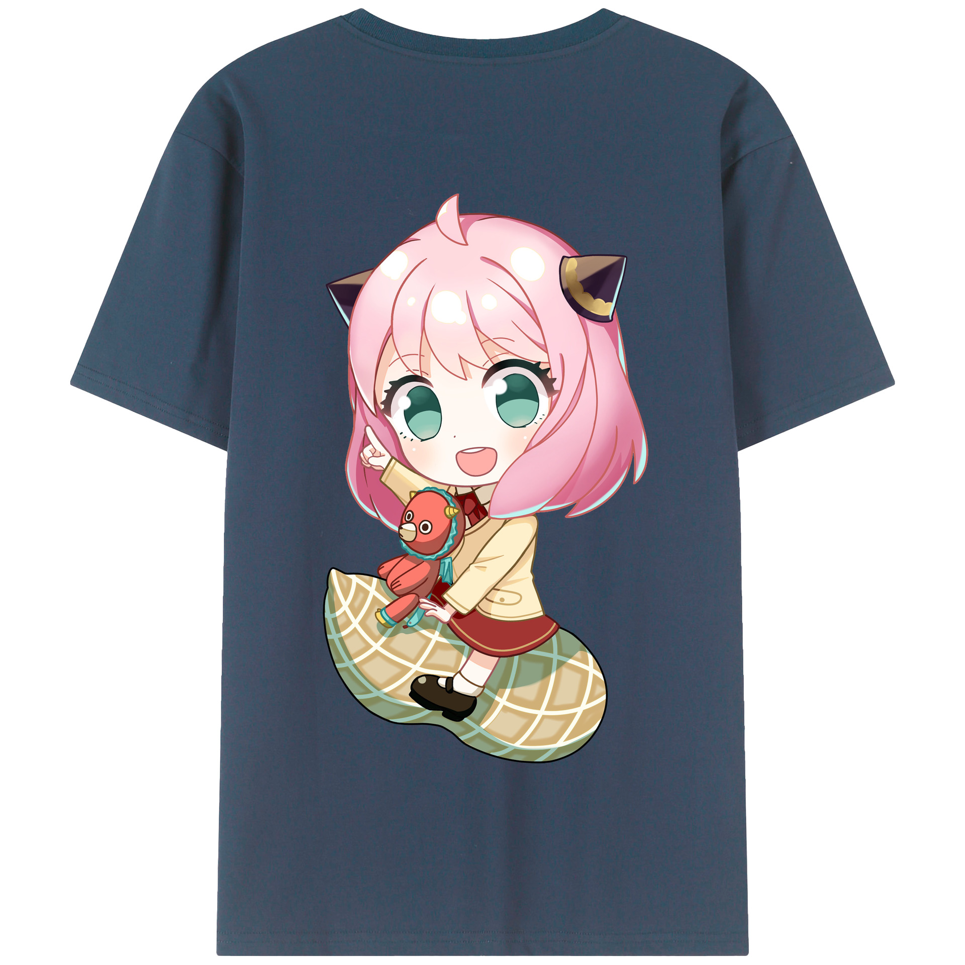 （画像用） SPY×FAMILY间谍家家酒 綿100％半袖Tシャツ（背面プリント）