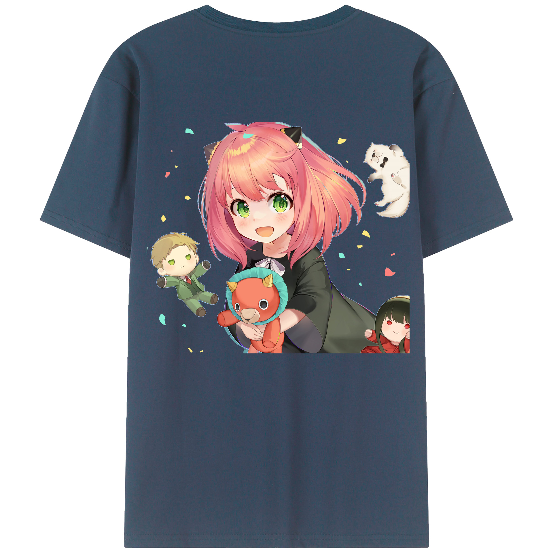 （画像用） SPY×FAMILY间谍家家酒 綿100％半袖Tシャツ（背面プリント）