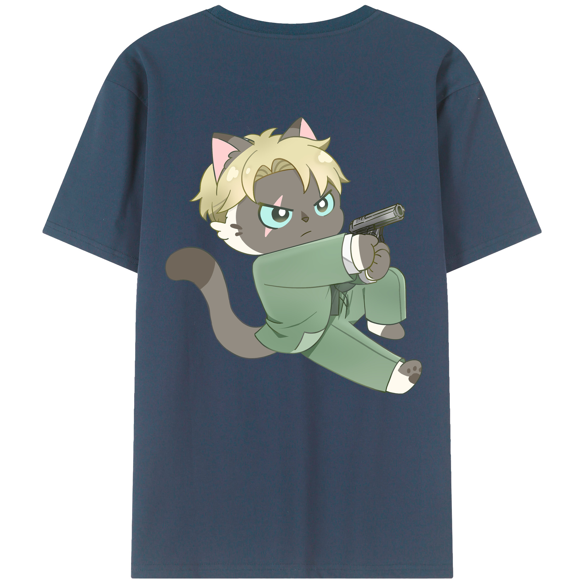 （画像用） SPY×FAMILY间谍家家酒 綿100％半袖Tシャツ（背面プリント）