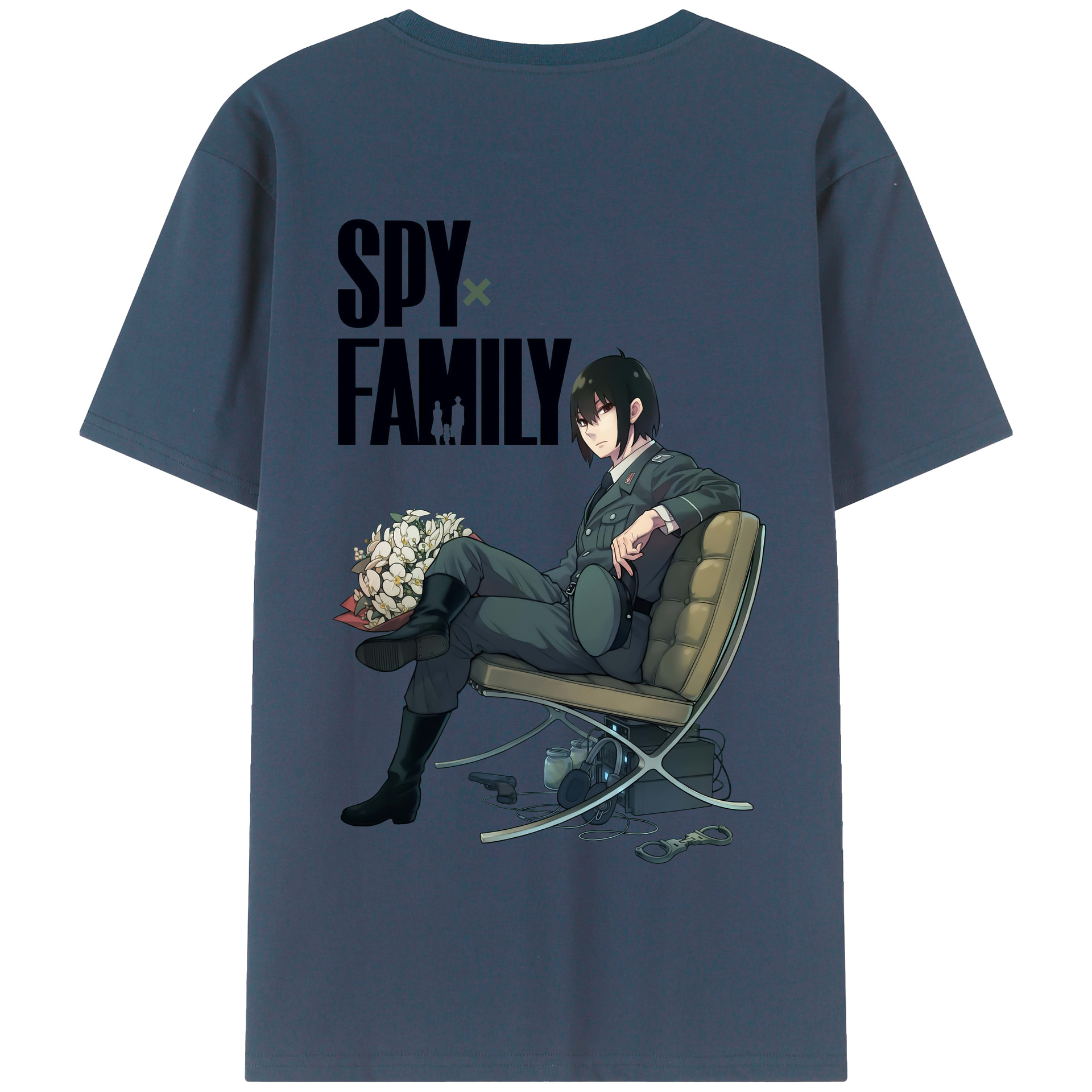 （画像用） SPY×FAMILY间谍家家酒 綿100％半袖Tシャツ（背面プリント）