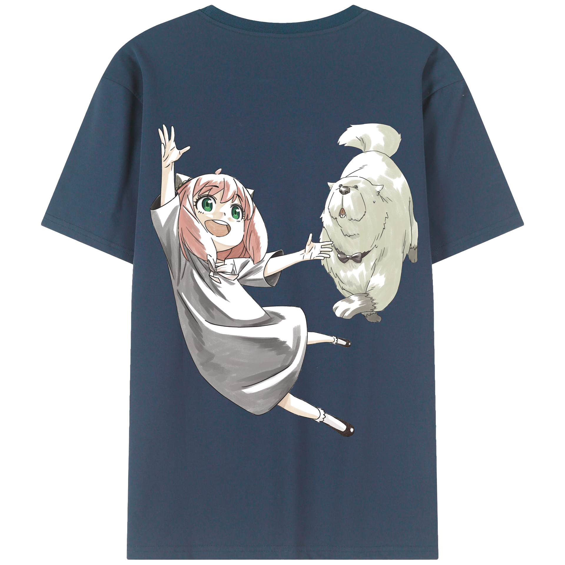 （画像用） SPY×FAMILY间谍家家酒 綿100％半袖Tシャツ（背面プリント）