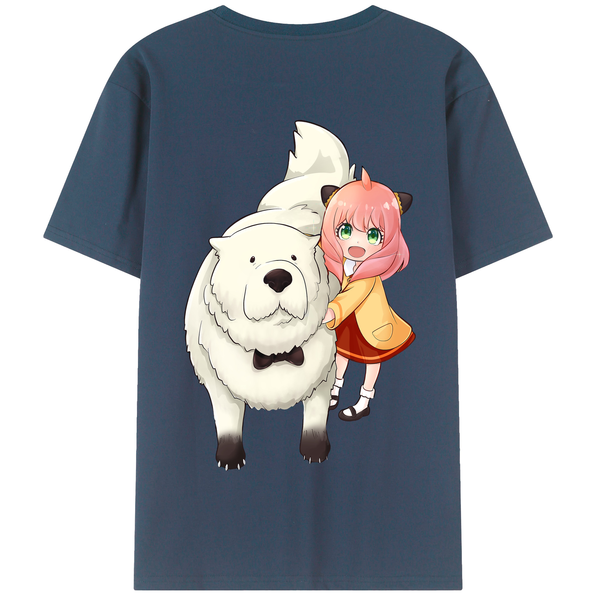 （画像用） SPY×FAMILY间谍家家酒 綿100％半袖Tシャツ（背面プリント）
