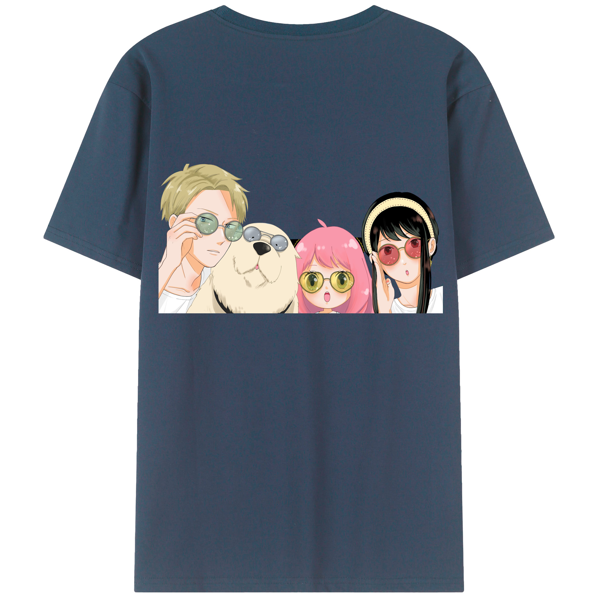 （画像用） SPY×FAMILY间谍家家酒 綿100％半袖Tシャツ（背面プリント）