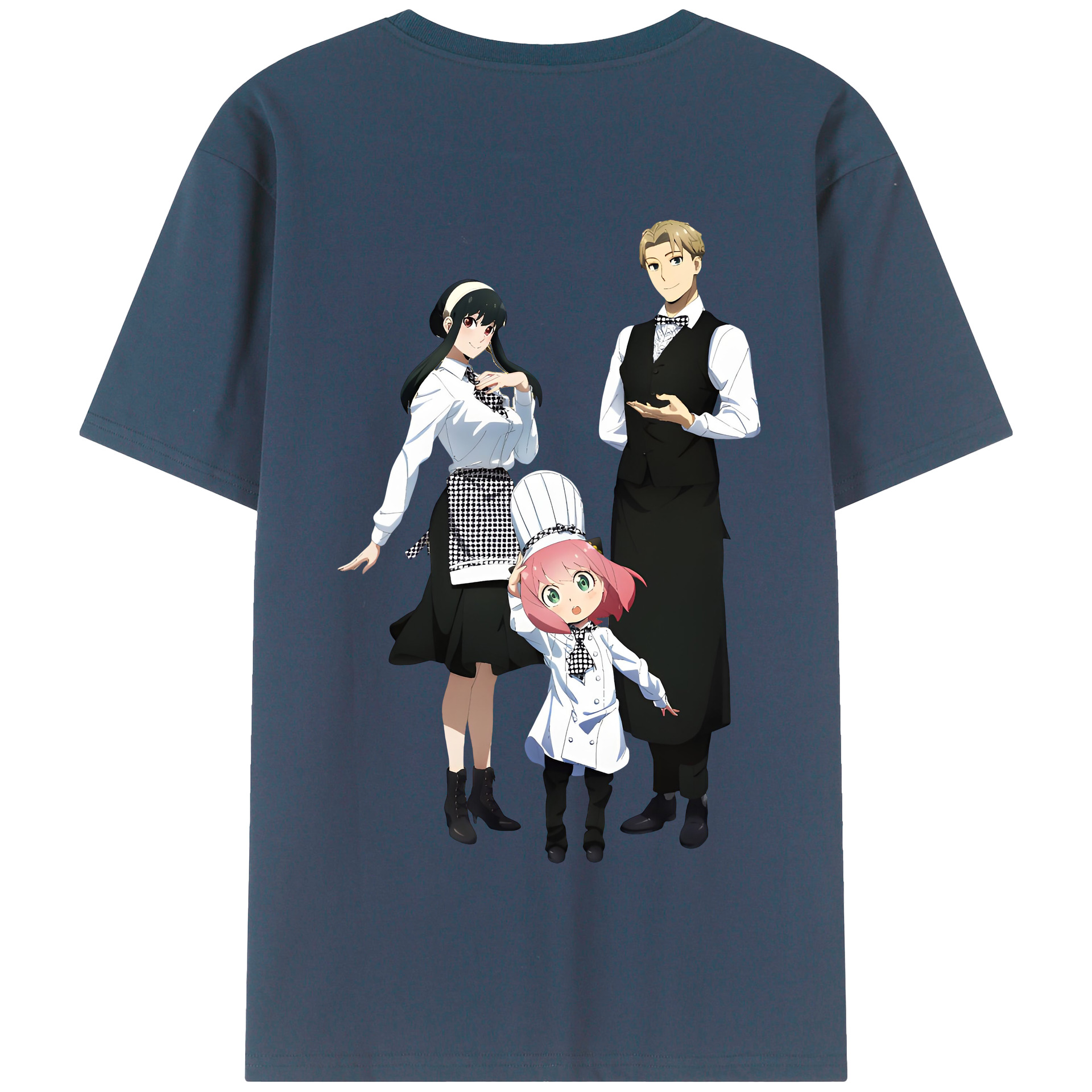 （画像用） SPY×FAMILY间谍家家酒 綿100％半袖Tシャツ（背面プリント）