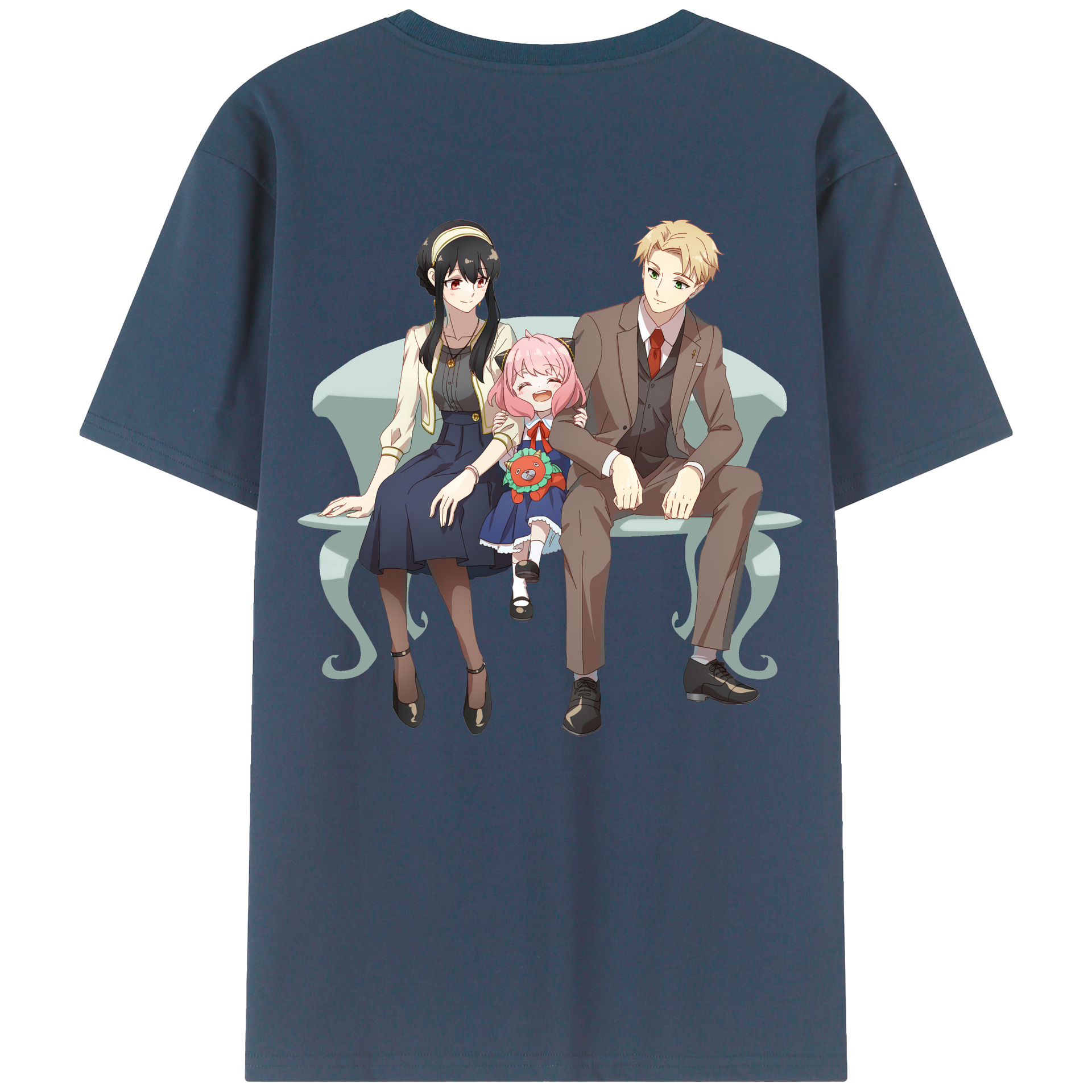 （画像用） SPY×FAMILY间谍家家酒 綿100％半袖Tシャツ（背面プリント）