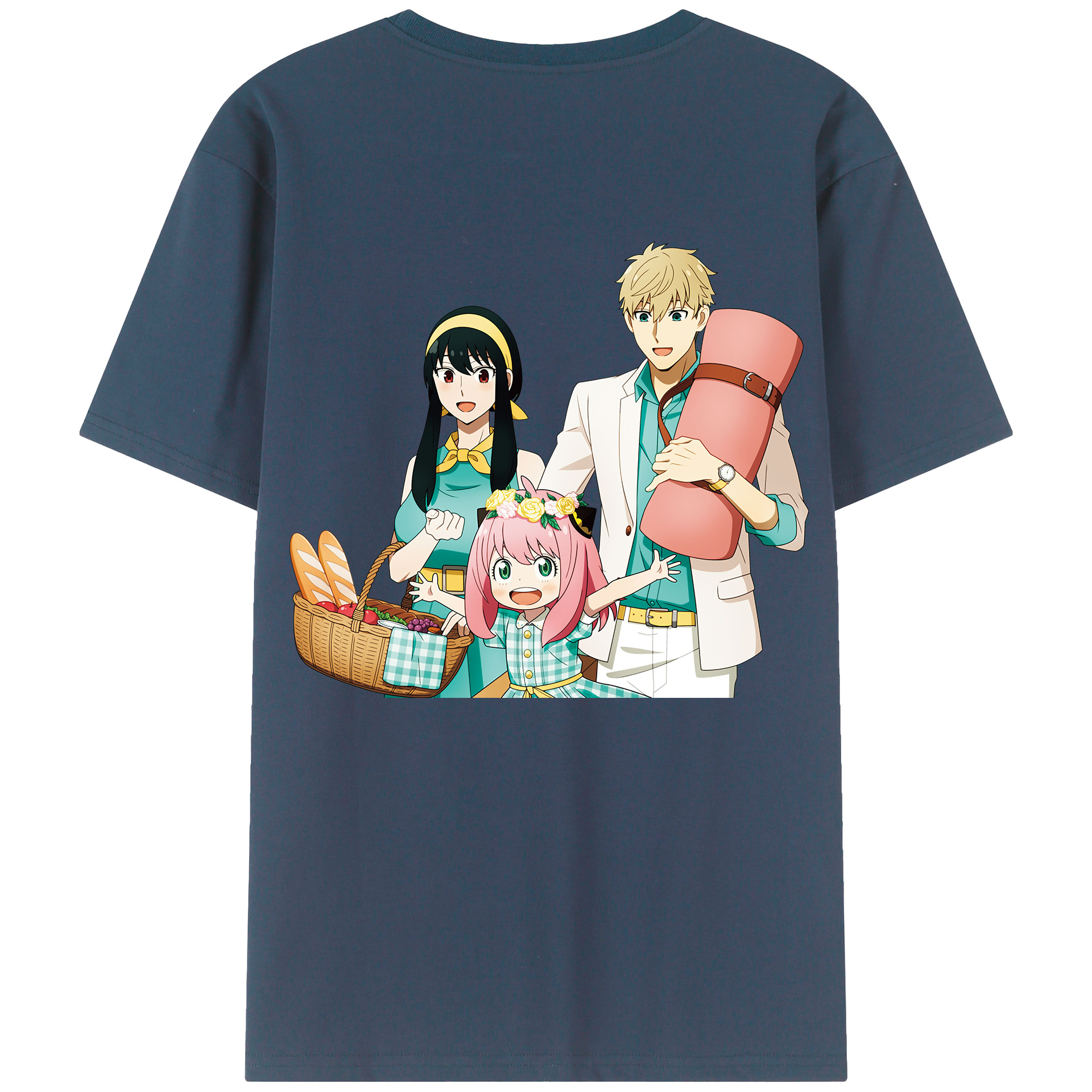 （画像用） SPY×FAMILY间谍家家酒 綿100％半袖Tシャツ（背面プリント）