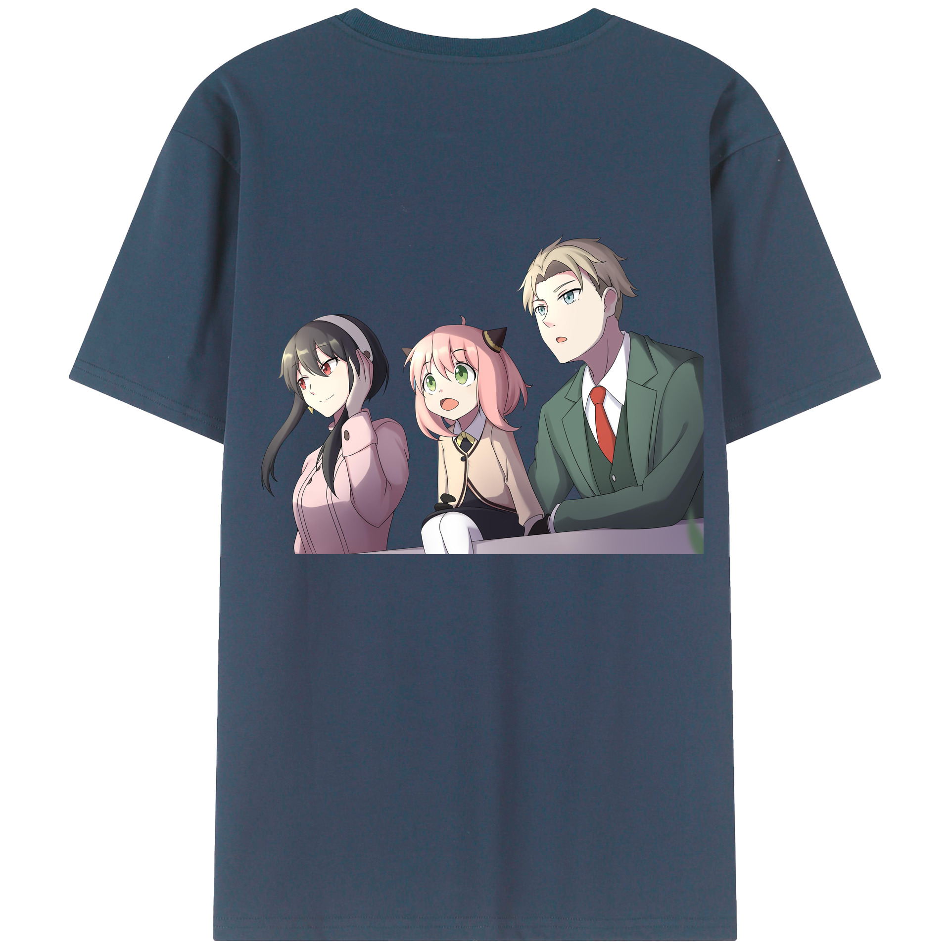 （画像用） SPY×FAMILY间谍家家酒 綿100％半袖Tシャツ（背面プリント）