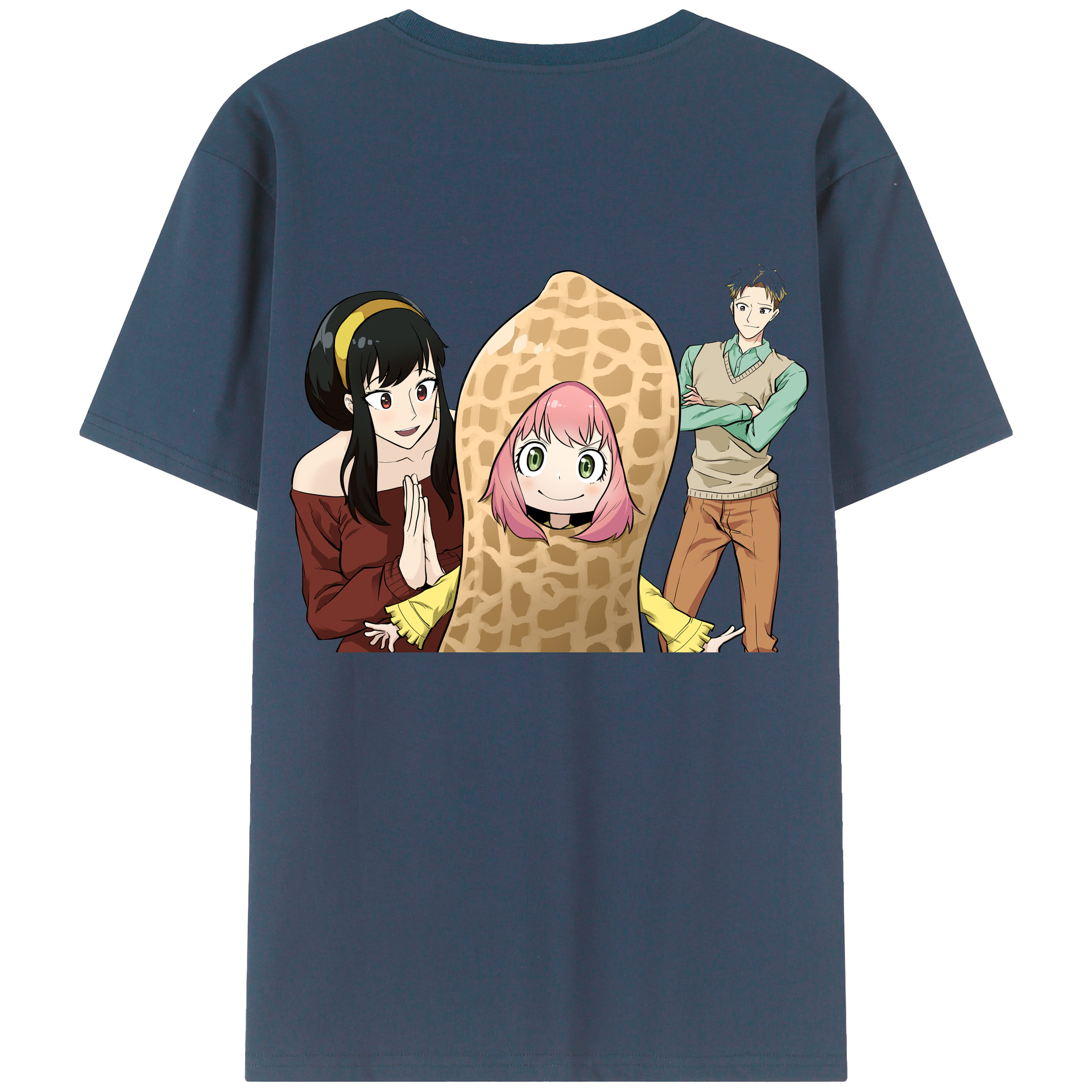 （画像用） SPY×FAMILY间谍家家酒 綿100％半袖Tシャツ（背面プリント）