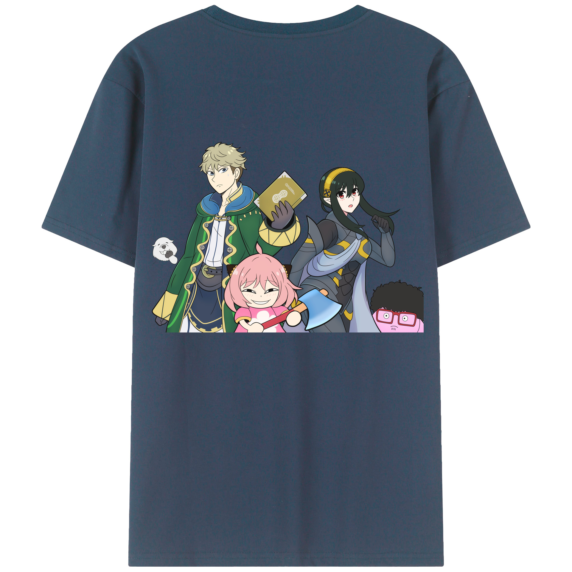 （画像用） SPY×FAMILY间谍家家酒 綿100％半袖Tシャツ（背面プリント）