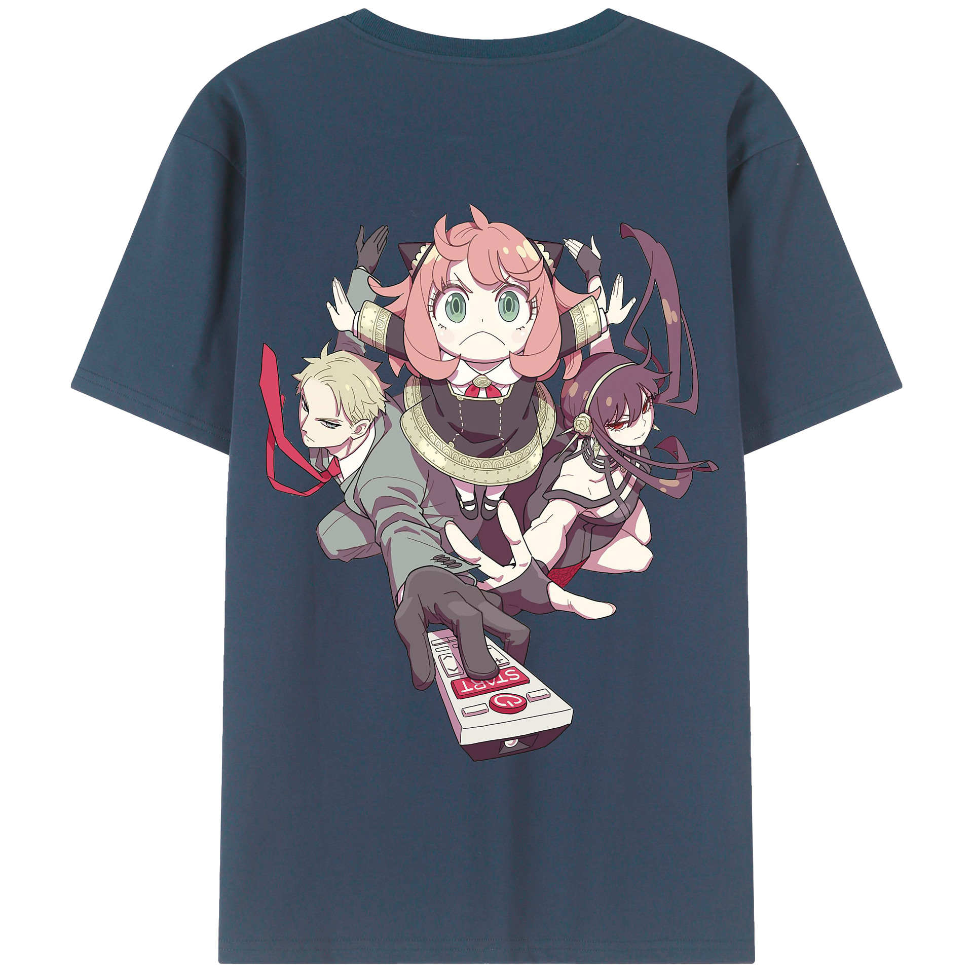 （画像用） SPY×FAMILY间谍家家酒 綿100％半袖Tシャツ（背面プリント）