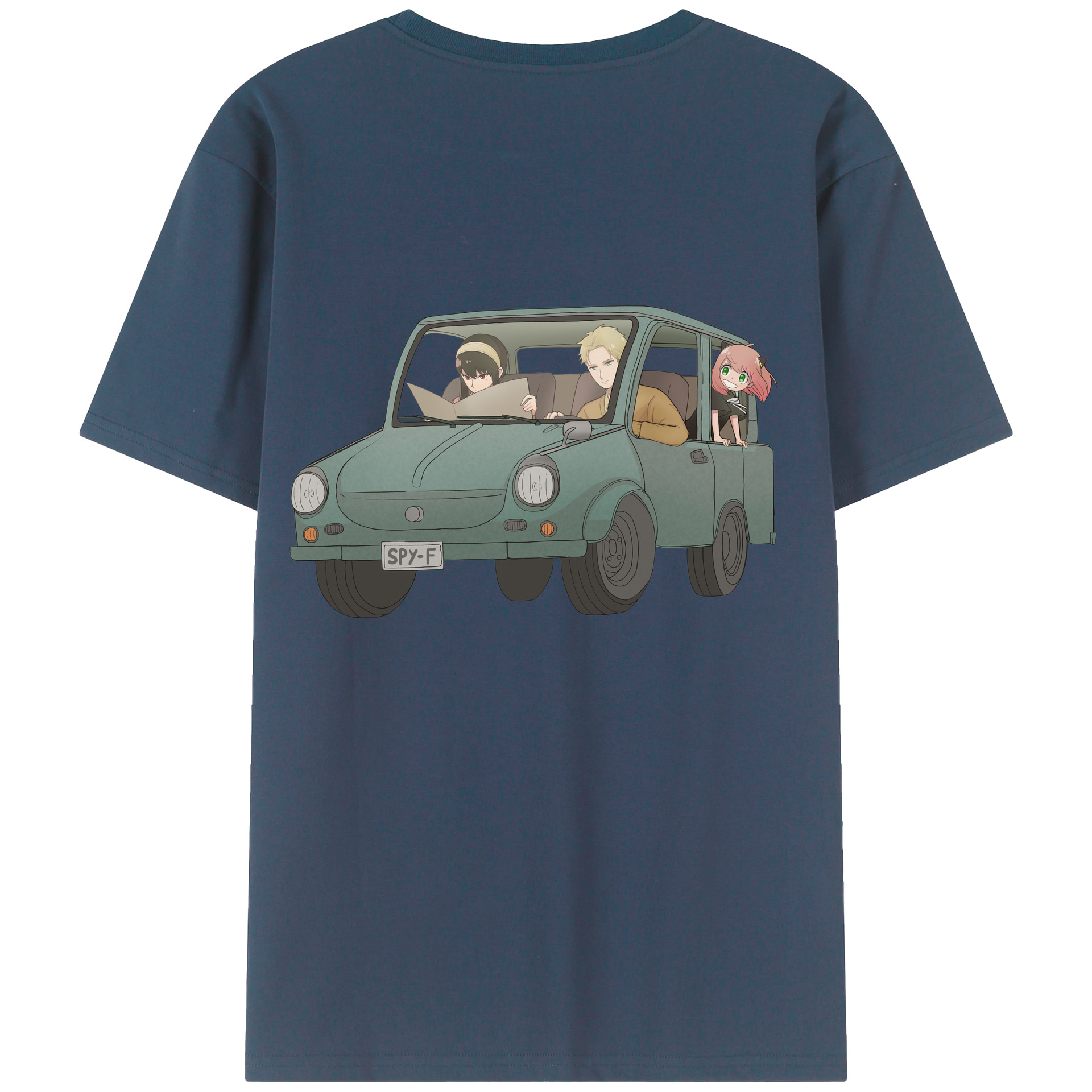 （画像用） SPY×FAMILY间谍家家酒 綿100％半袖Tシャツ（背面プリント）