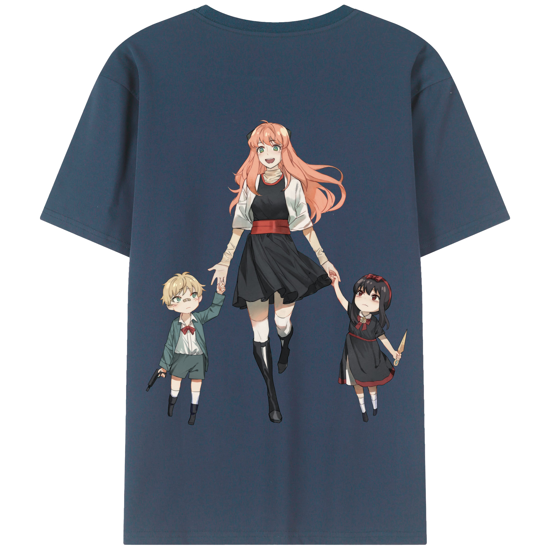 （画像用） SPY×FAMILY间谍家家酒 綿100％半袖Tシャツ（背面プリント）