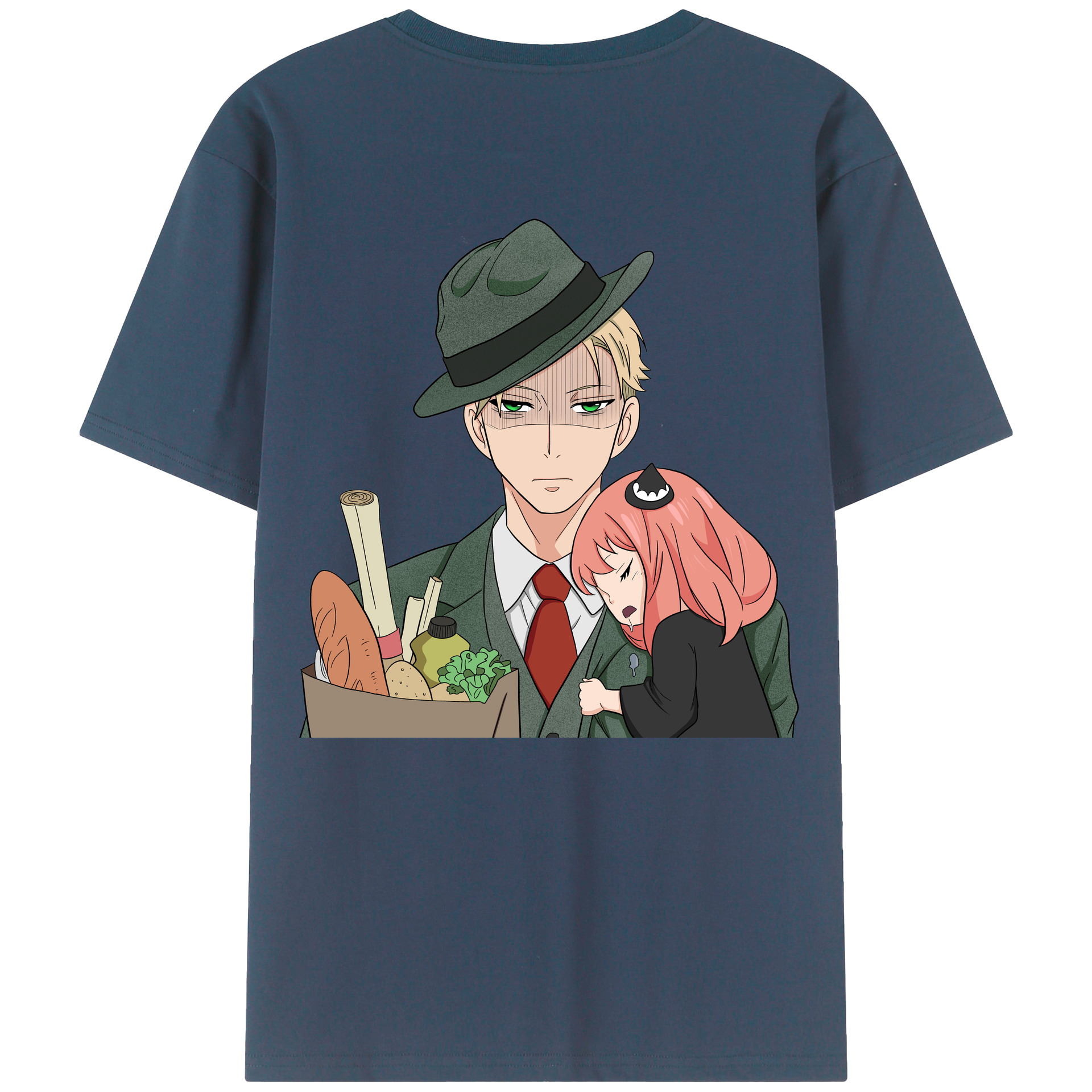 （画像用） SPY×FAMILY间谍家家酒 綿100％半袖Tシャツ（背面プリント）