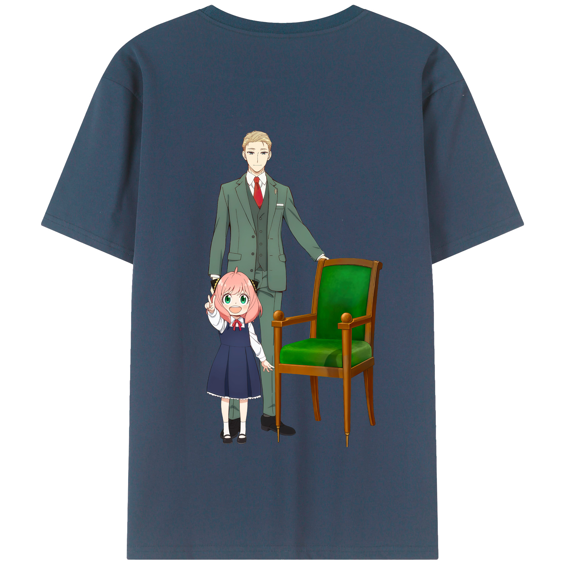 （画像用） SPY×FAMILY间谍家家酒 綿100％半袖Tシャツ（背面プリント）
