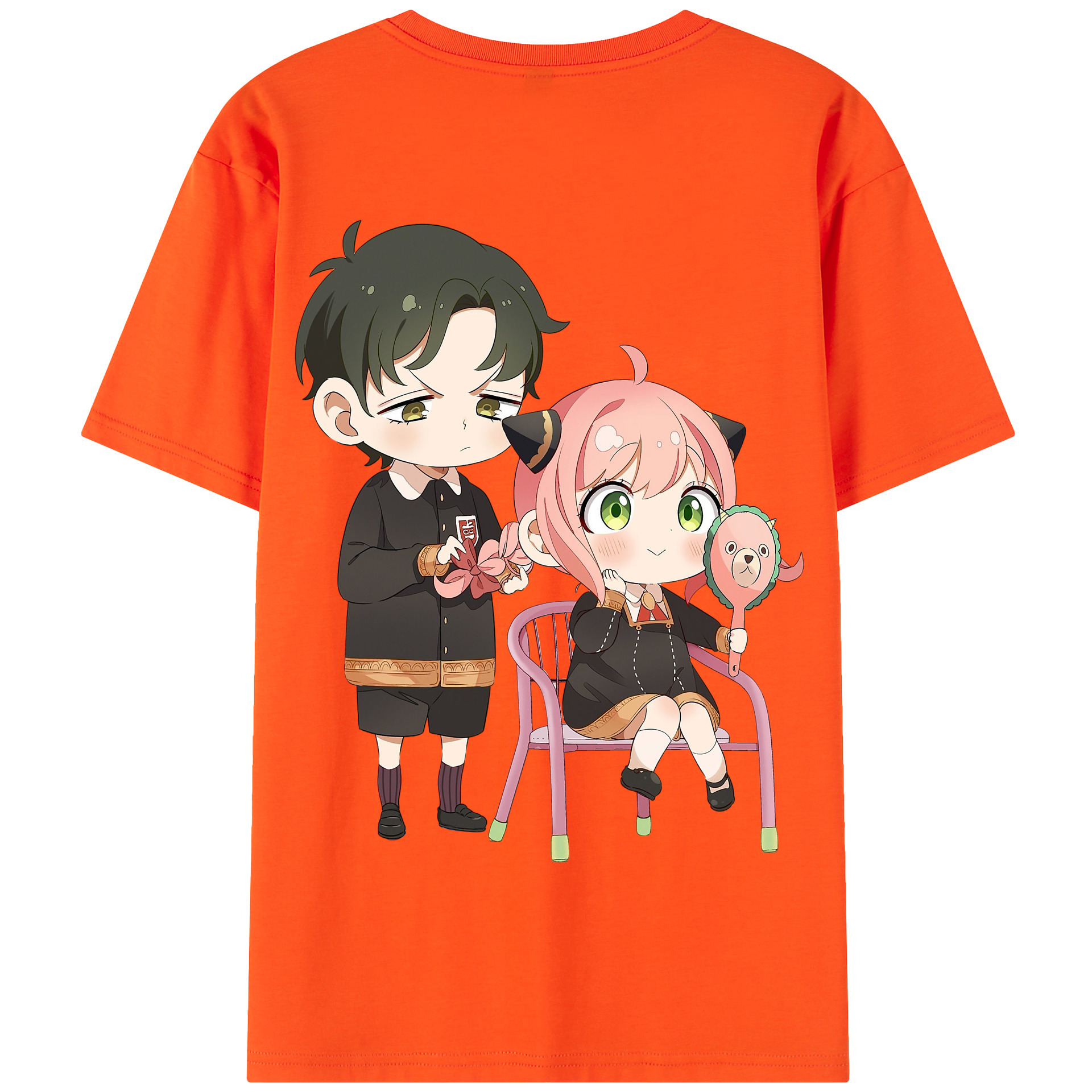 （画像用） SPY×FAMILY间谍家家酒 綿100％半袖Tシャツ（背面プリント）