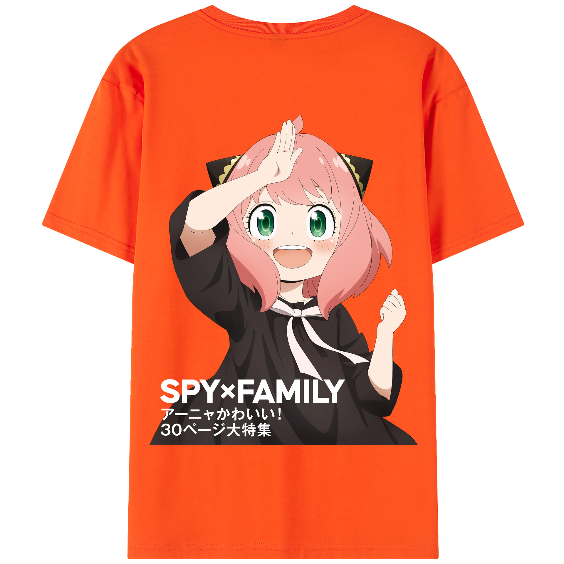 （画像用） SPY×FAMILY间谍家家酒 綿100％半袖Tシャツ（背面プリント）
