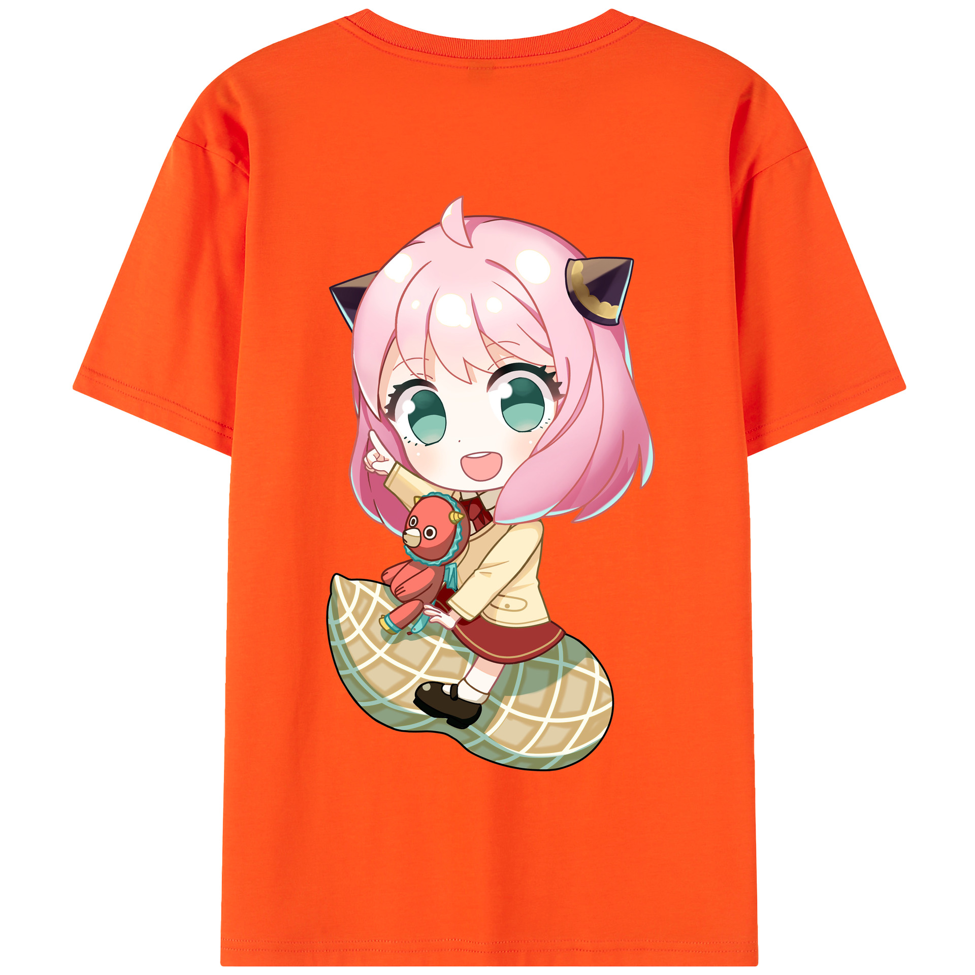 （画像用） SPY×FAMILY间谍家家酒 綿100％半袖Tシャツ（背面プリント）