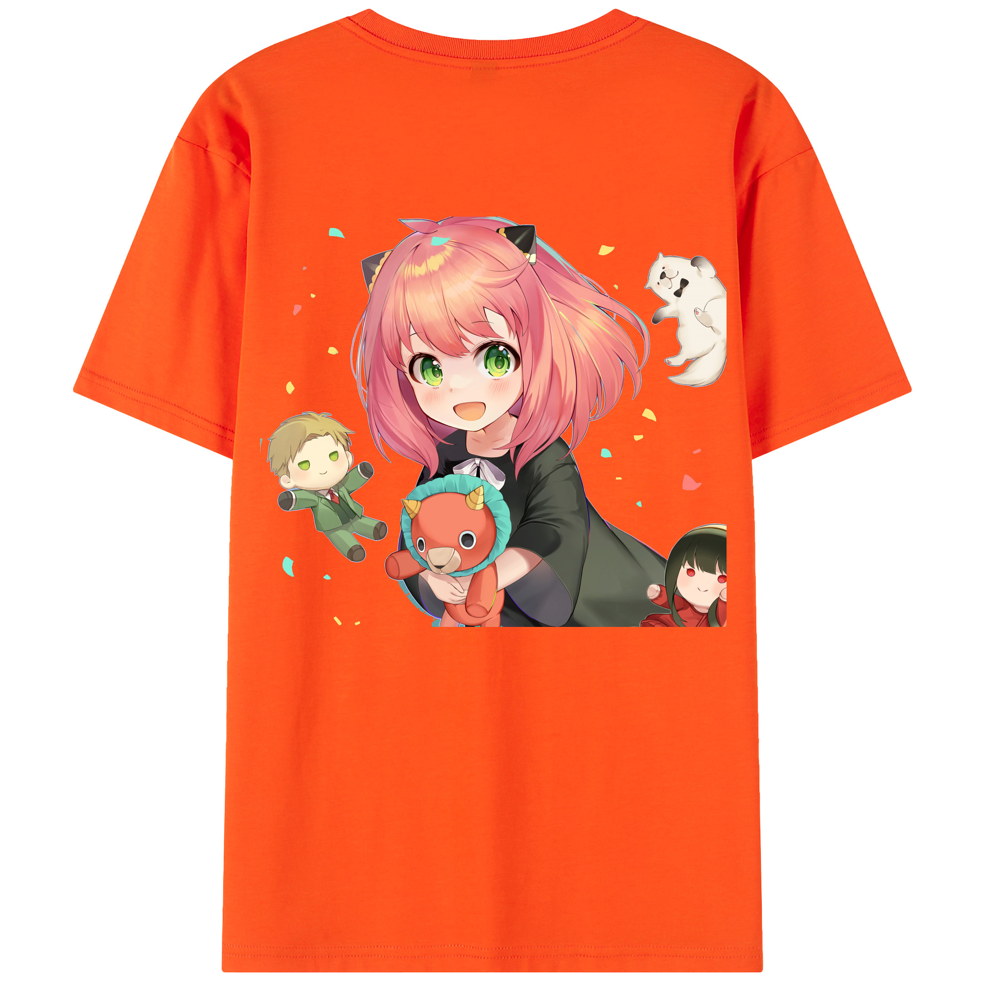 （画像用） SPY×FAMILY间谍家家酒 綿100％半袖Tシャツ（背面プリント）