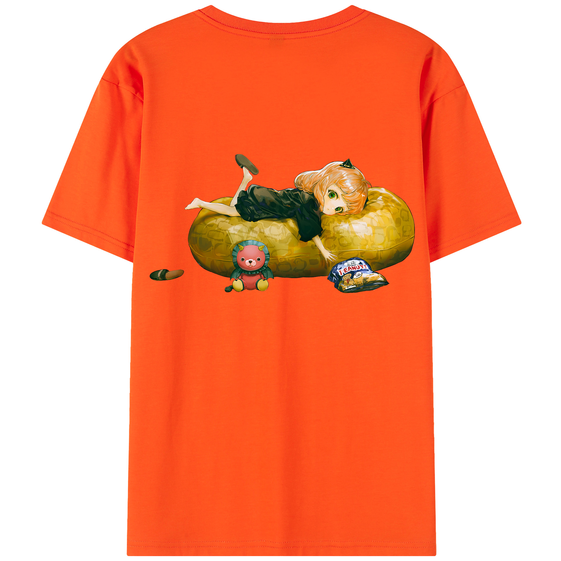 （画像用） SPY×FAMILY间谍家家酒 綿100％半袖Tシャツ（背面プリント）