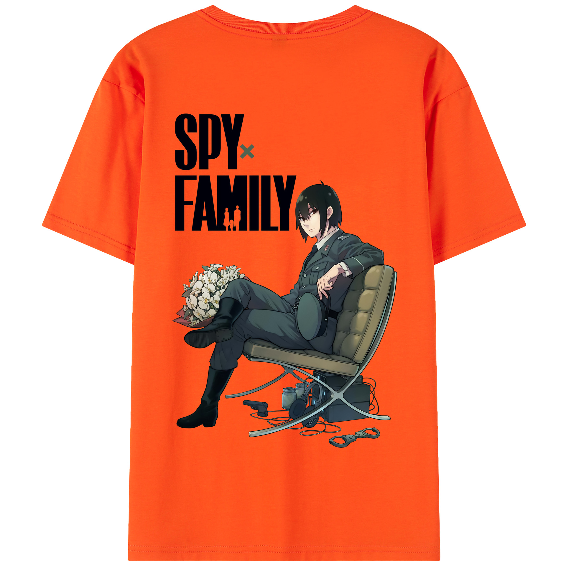 （画像用） SPY×FAMILY间谍家家酒 綿100％半袖Tシャツ（背面プリント）